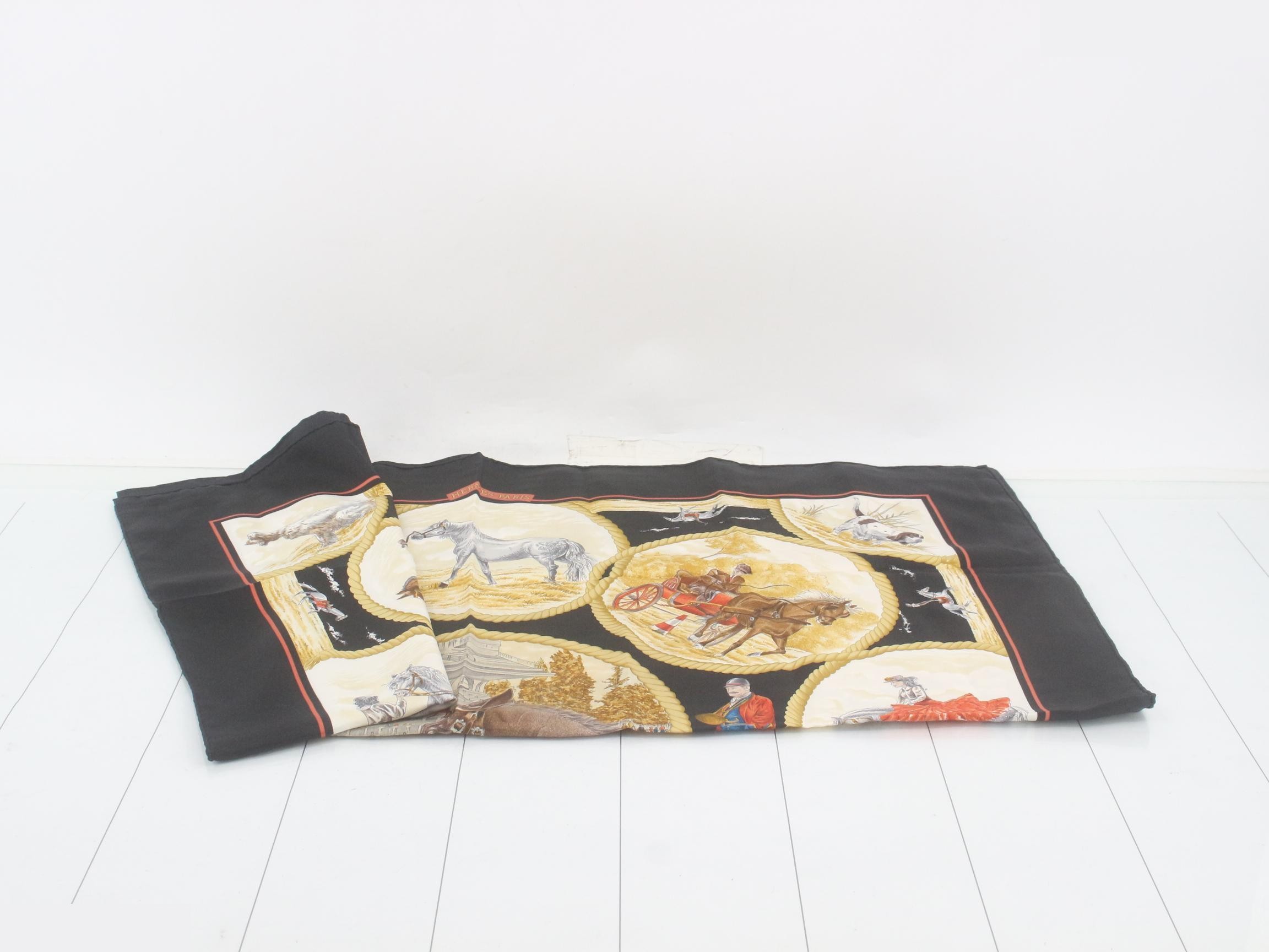 Carre 90 scarf, with tag. — view 3