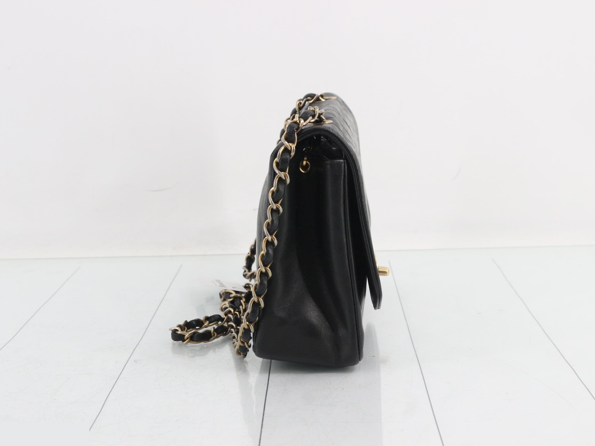 Matelasse Diana Lambskin Shoulder Bag — view 4
