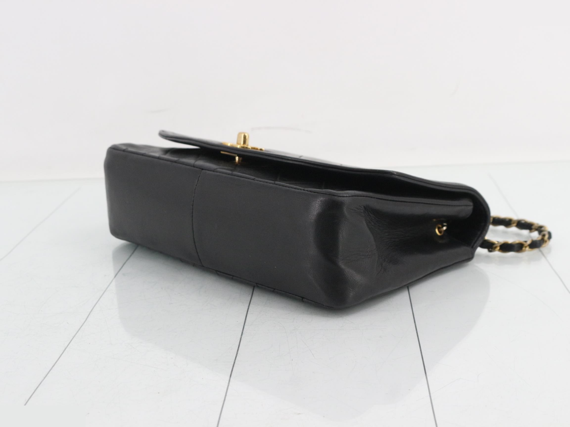 Matelasse Diana Lambskin Shoulder Bag — view 6