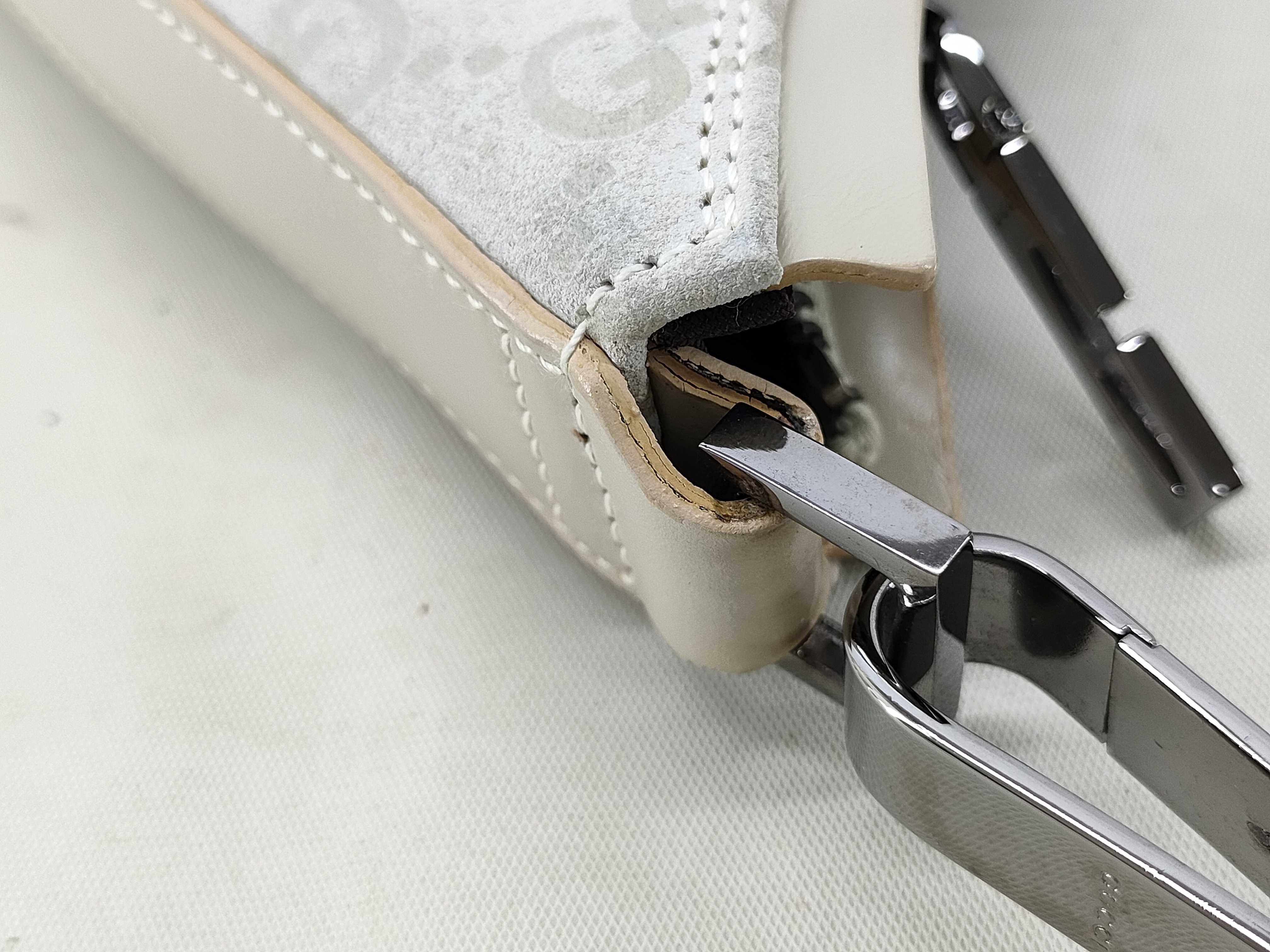 GG Suede GG Pattern One-Shoulder Bag — view 7
