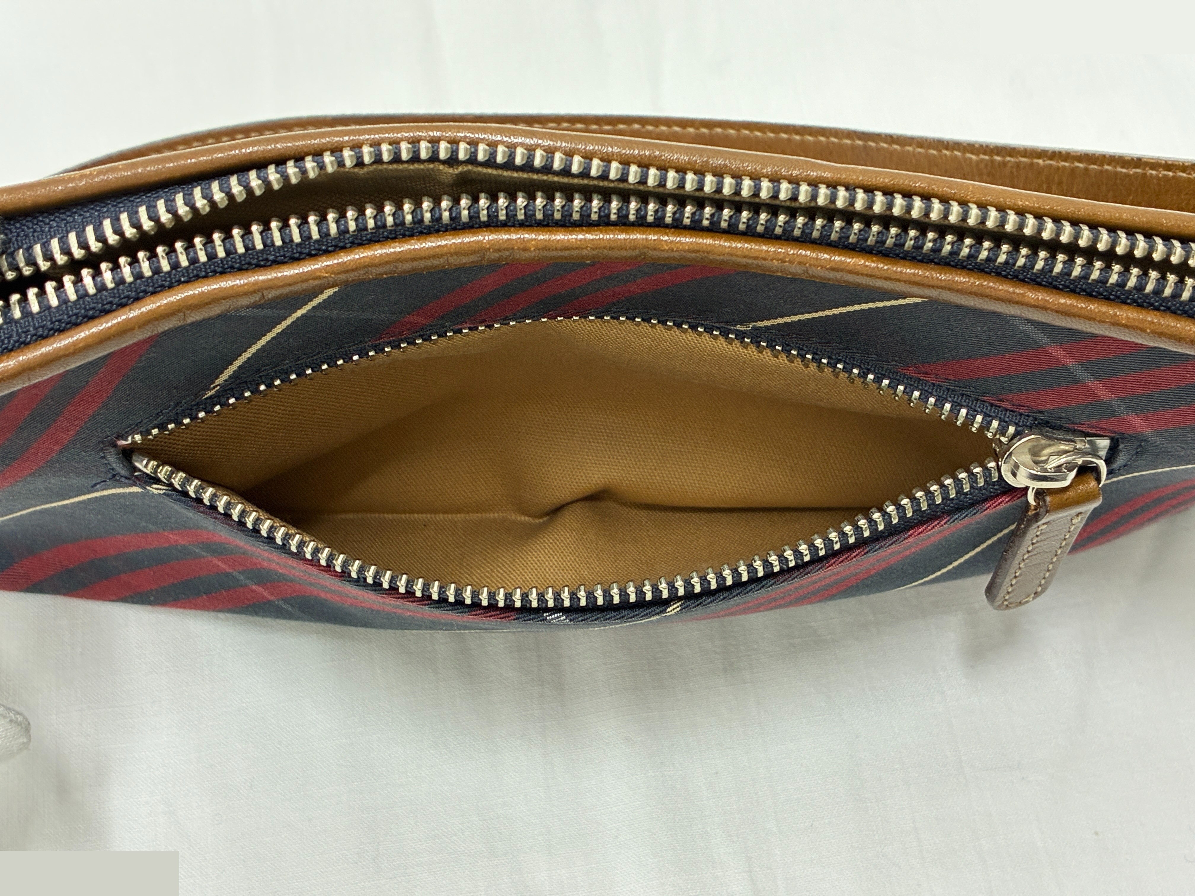 Blue Label Check Pattern Shoulder Bag — view 11