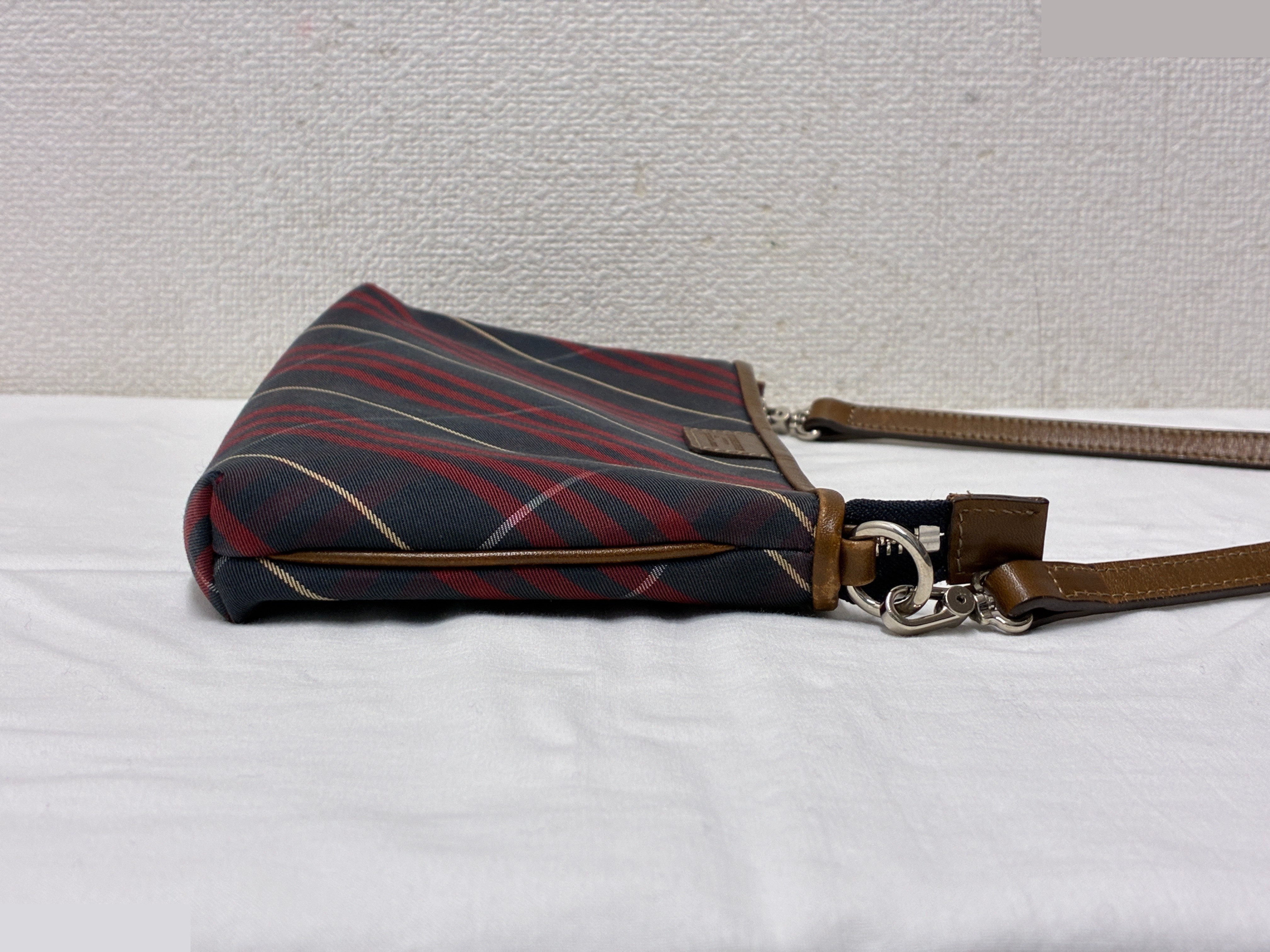 Blue Label Check Pattern Shoulder Bag — view 3