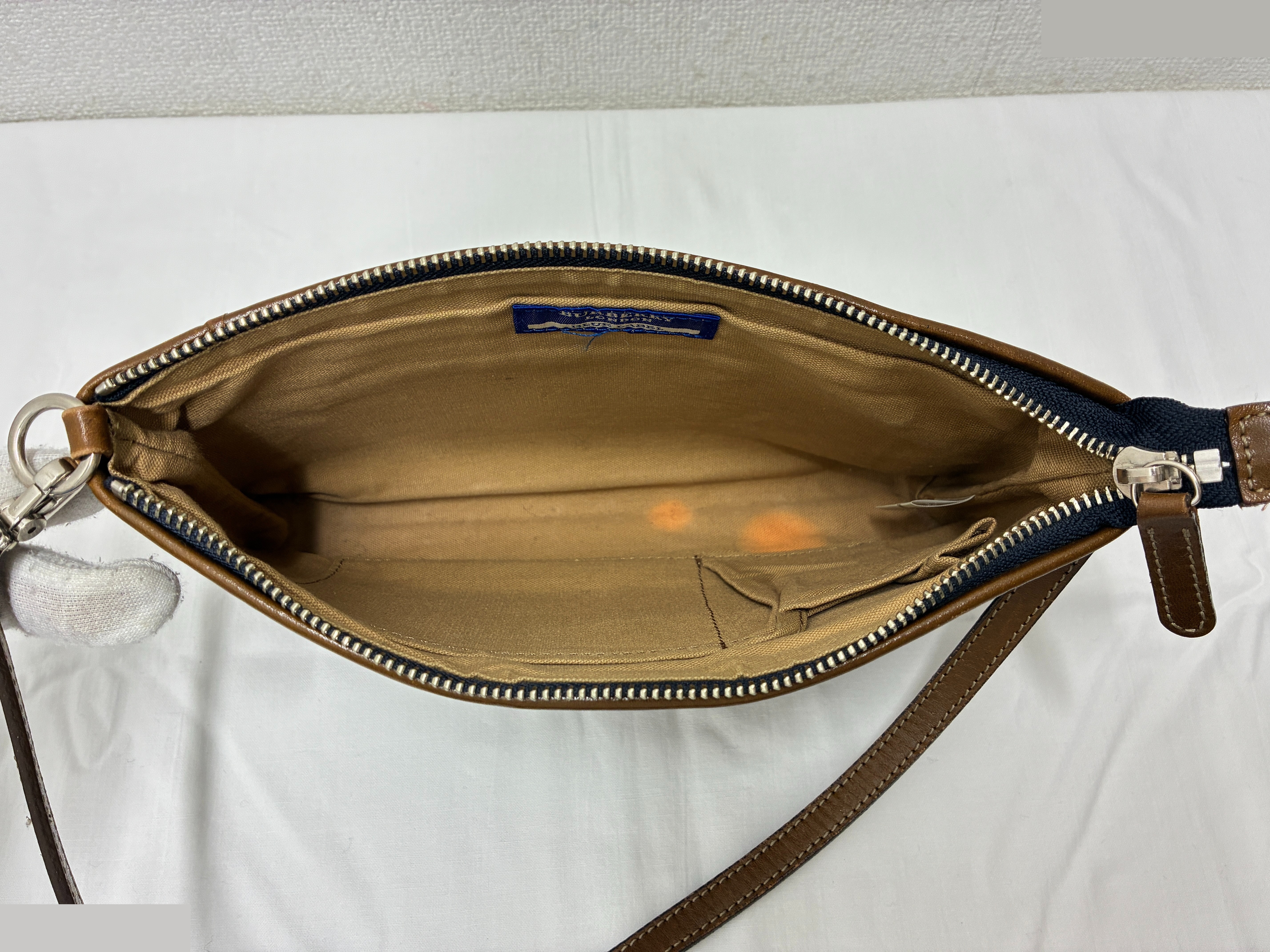 Blue Label Check Pattern Shoulder Bag — view 8