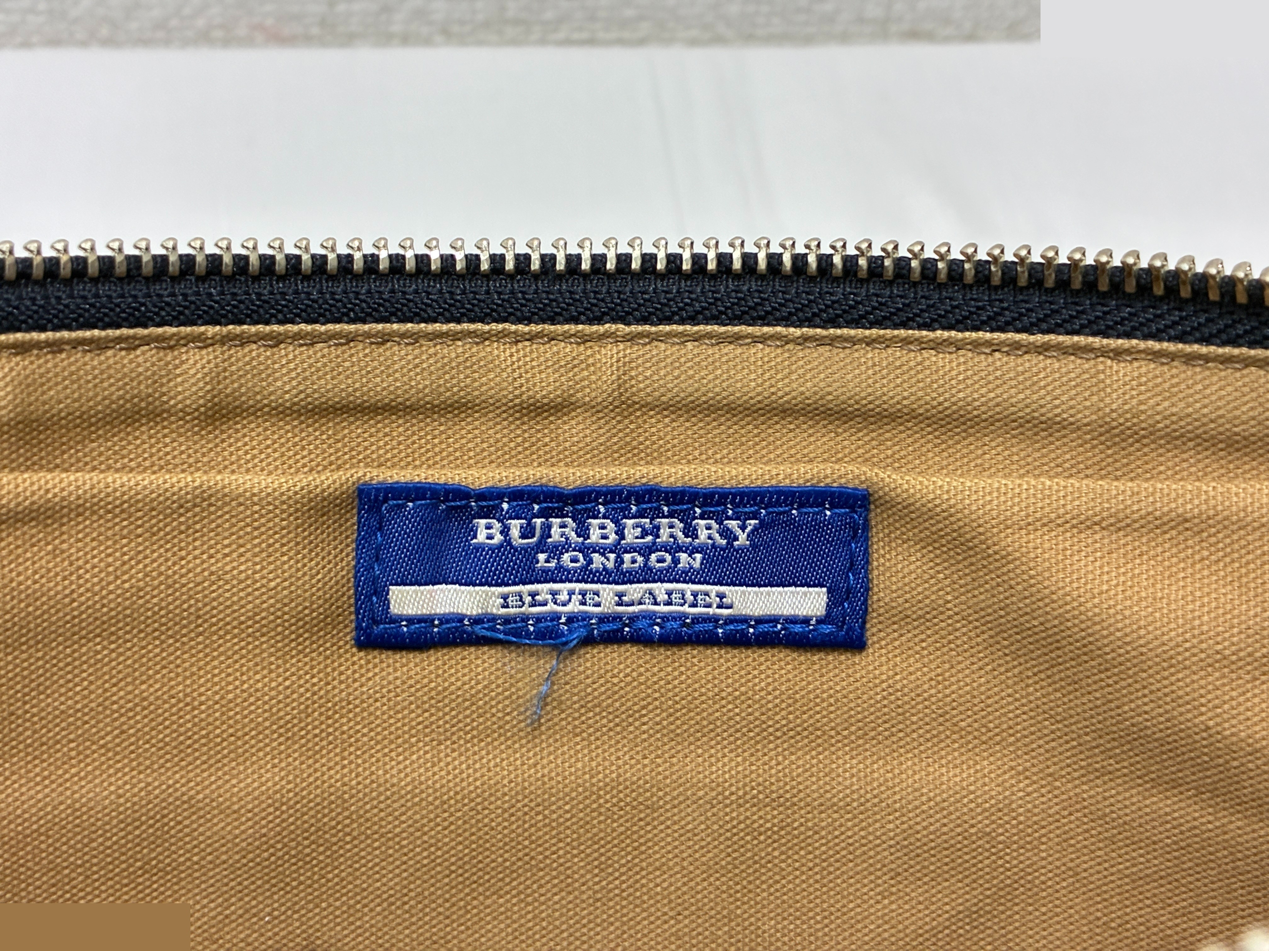 Blue Label Check Pattern Shoulder Bag — view 10