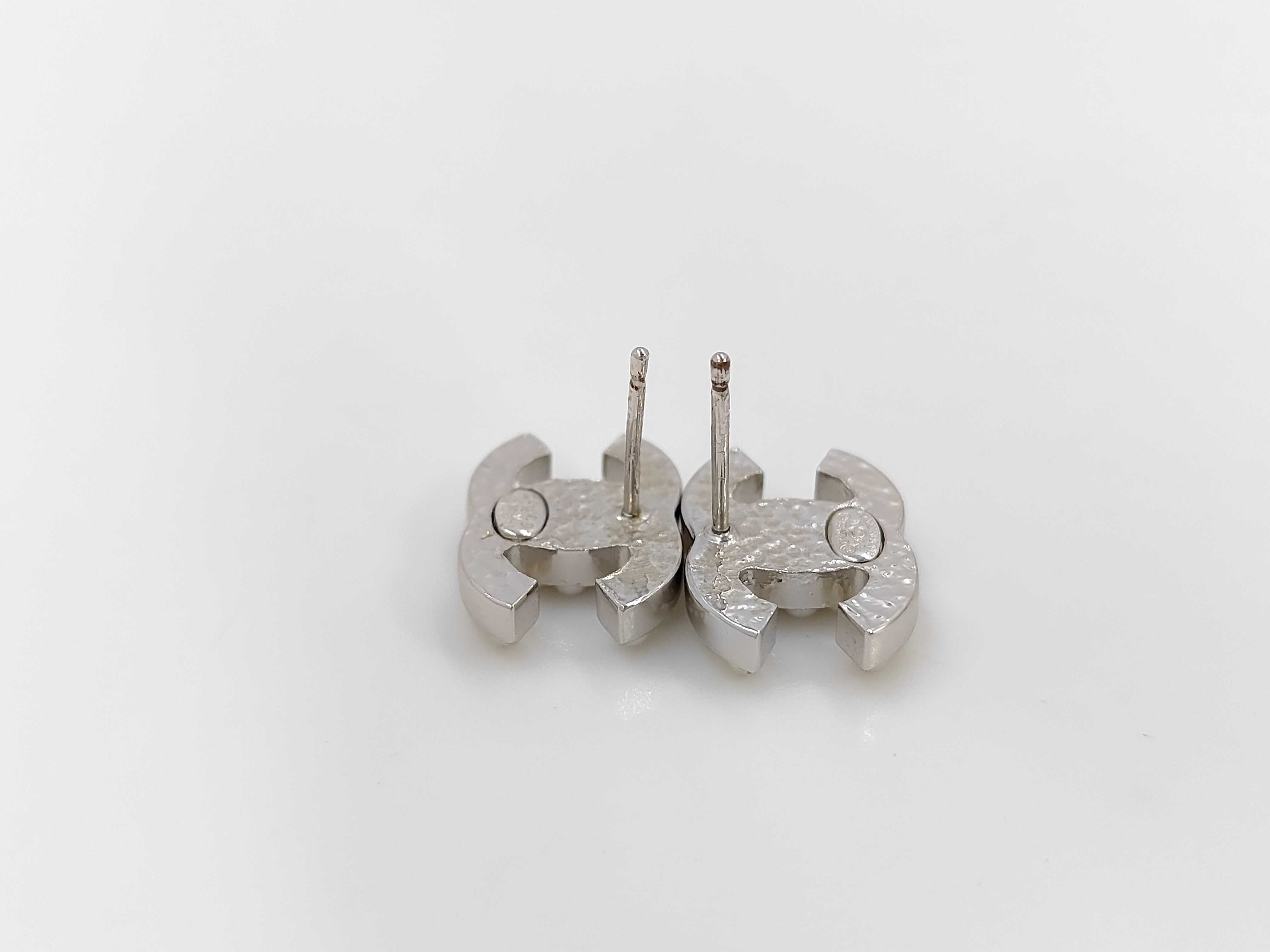 Coco Mark Silver Earrings — view 3