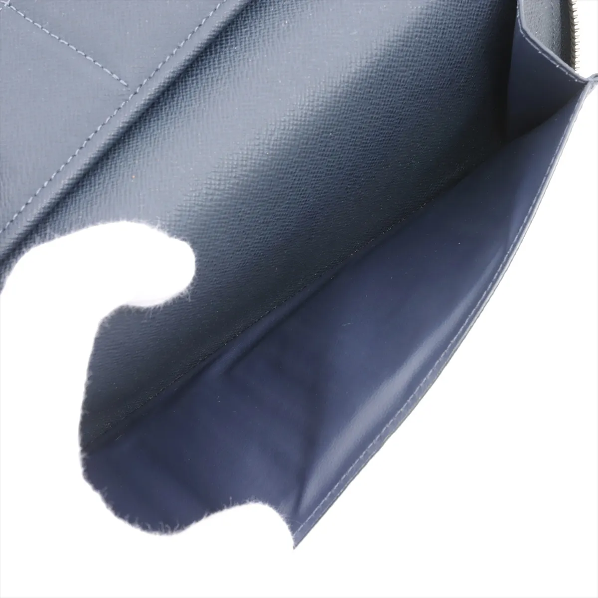 Vuitton Taiga Zippy Wallet Vertical M30510 Blue Marine Round Zip Wallet — view 5