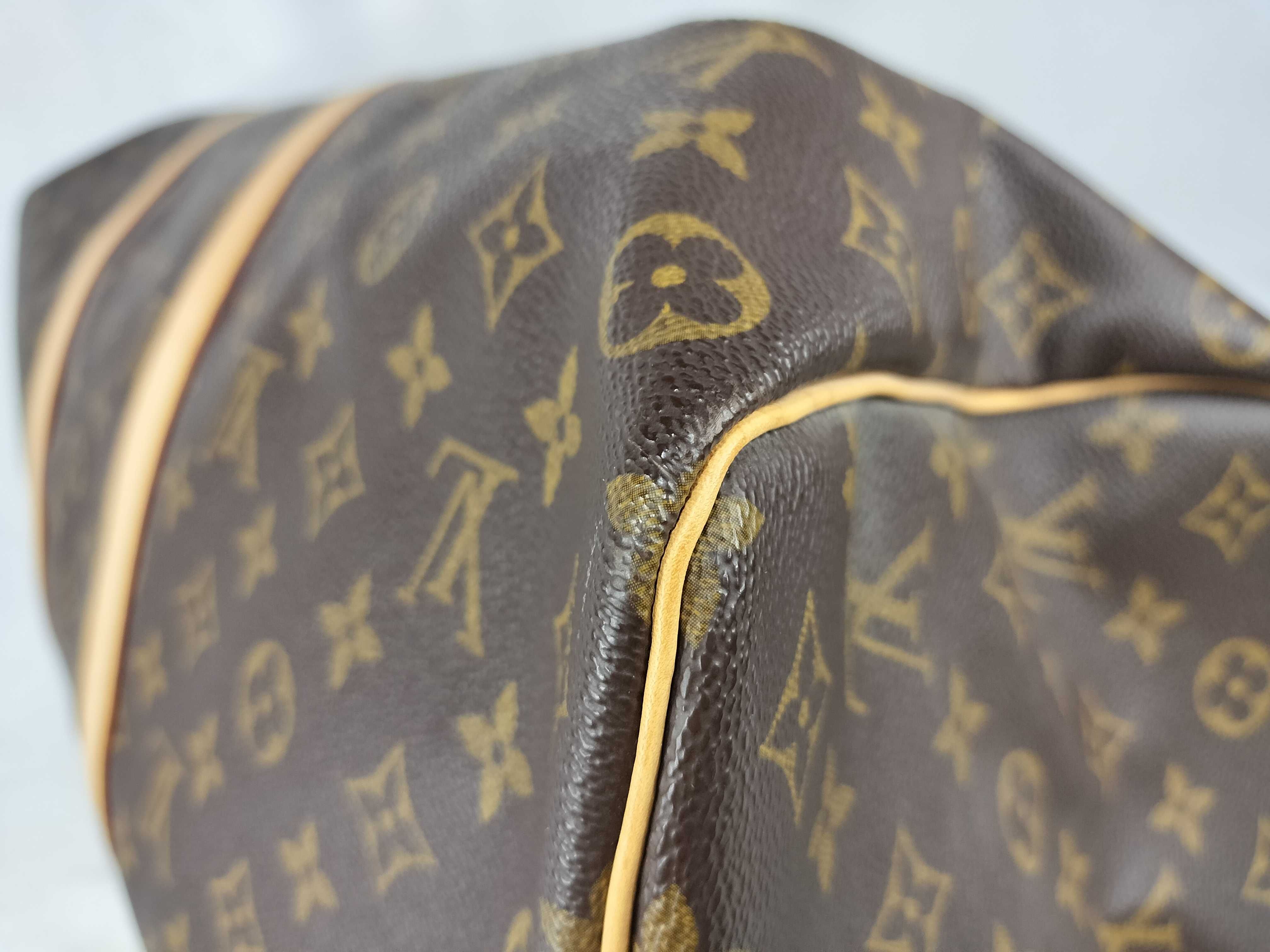 Monogram Keepall 50 M41426 FL0041 Brown Boston Bag — view 7
