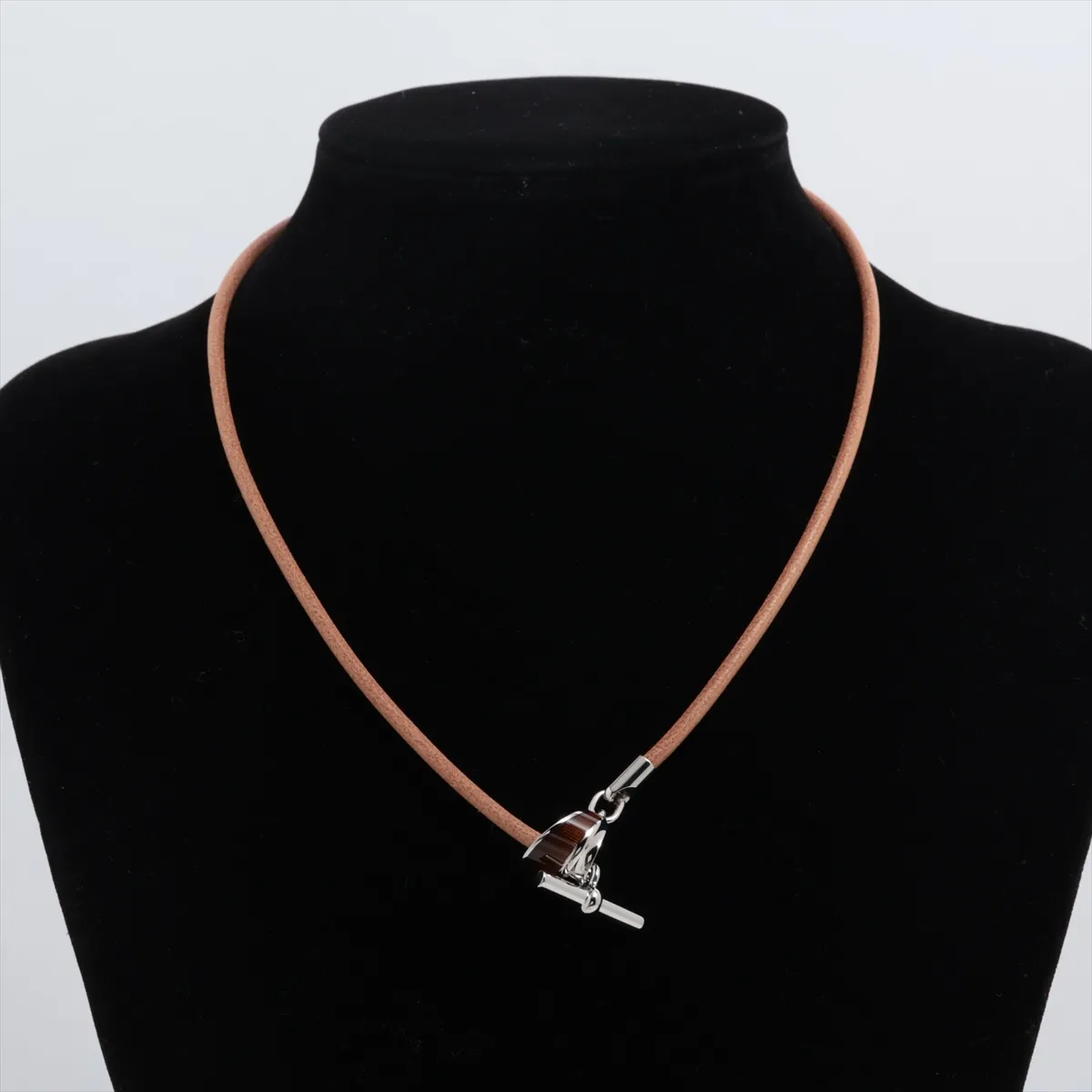 Equus GD0214 Necklace GP x Leather Brown — view 5