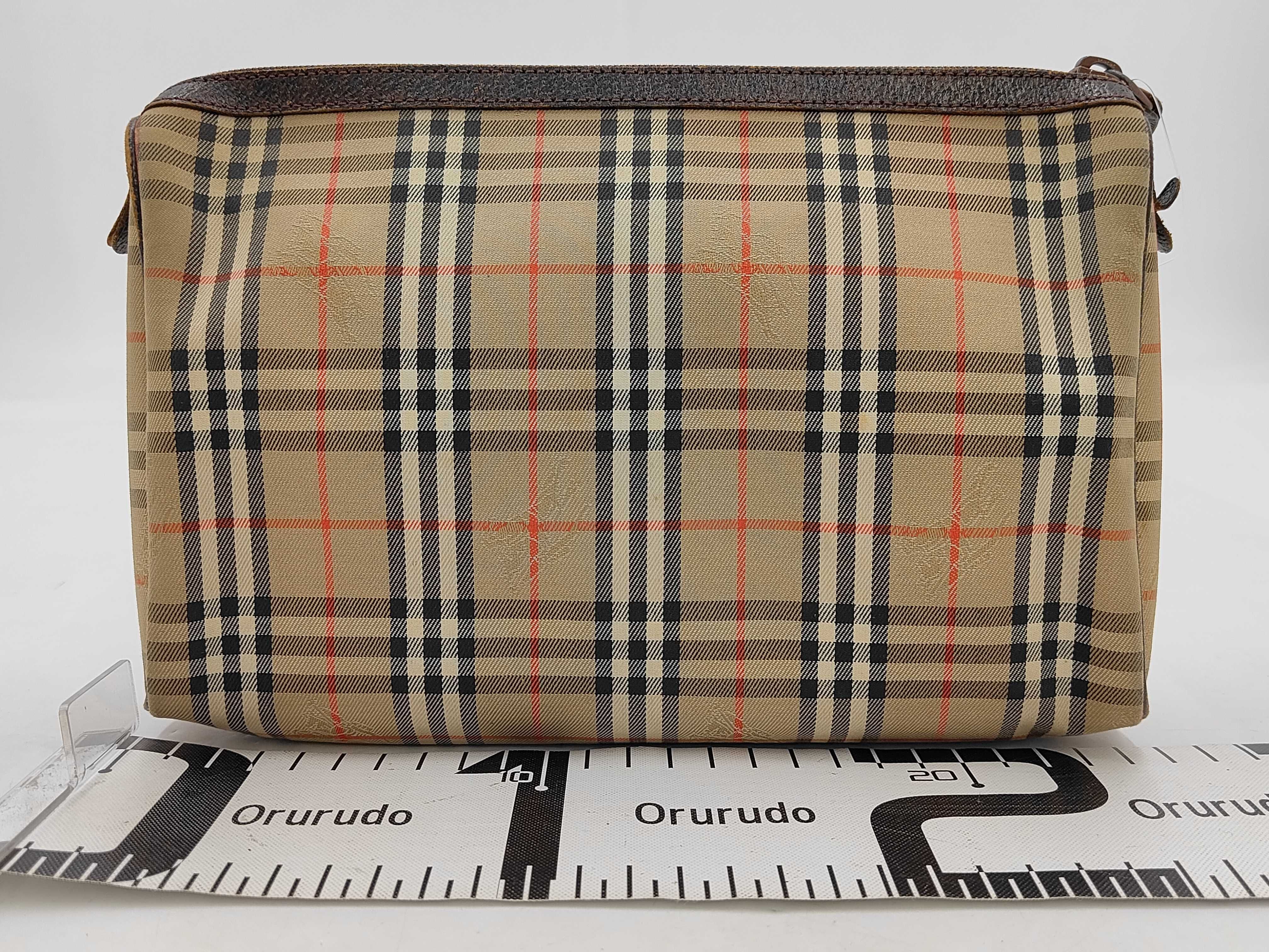 Clutch Bag Pouch Nova Check Logo Pattern Clutch Bag — view 2