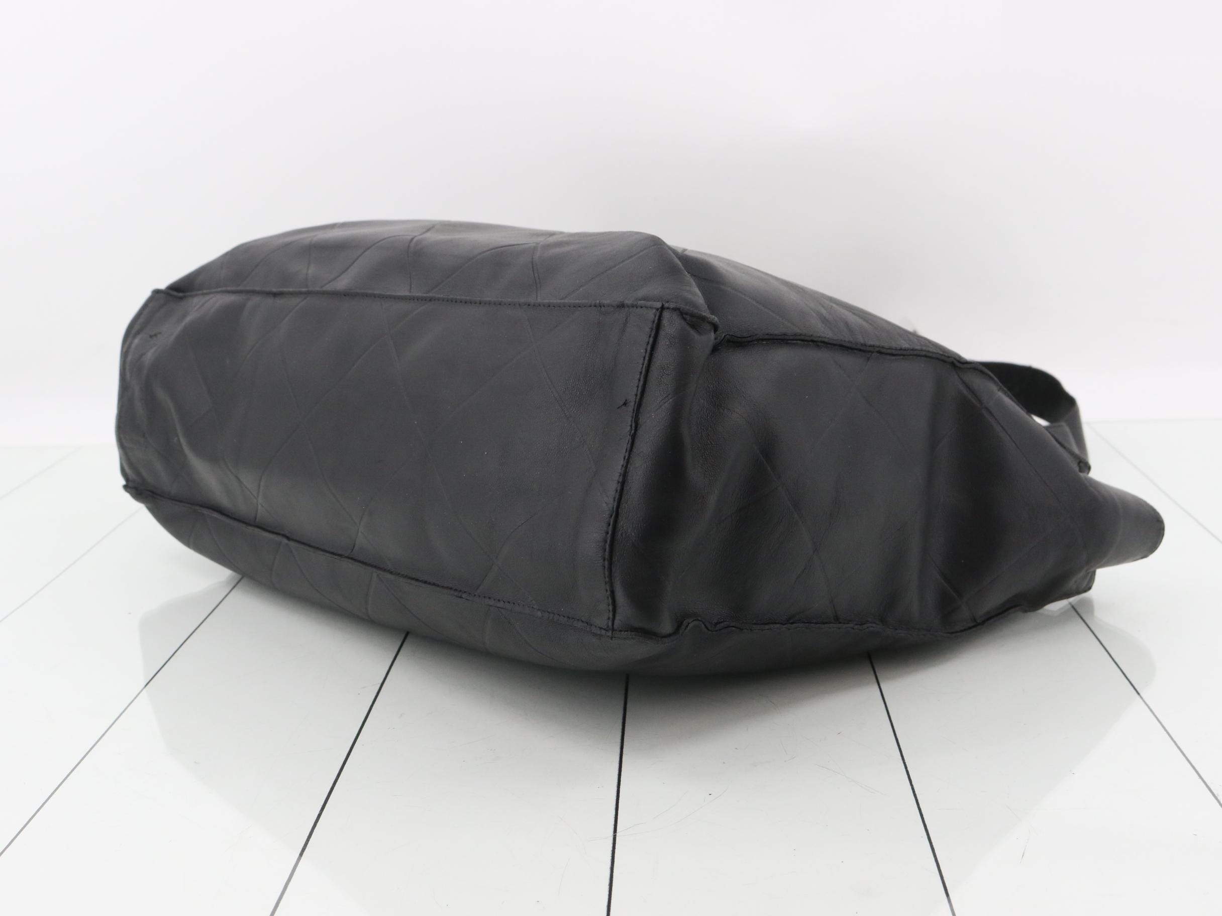 Matelassé Leather Tote Bag — view 6