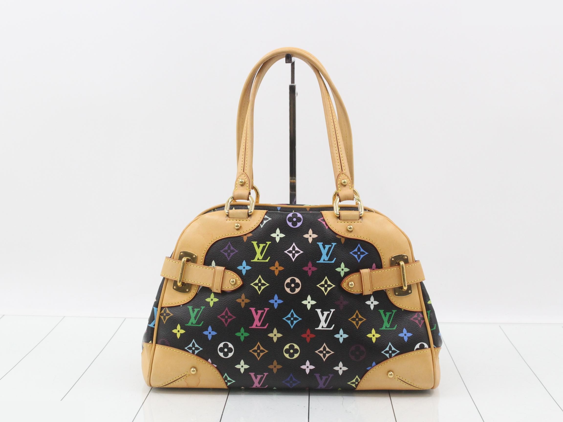 Monogram Multicolore Claudia Noir Handbag — view 2