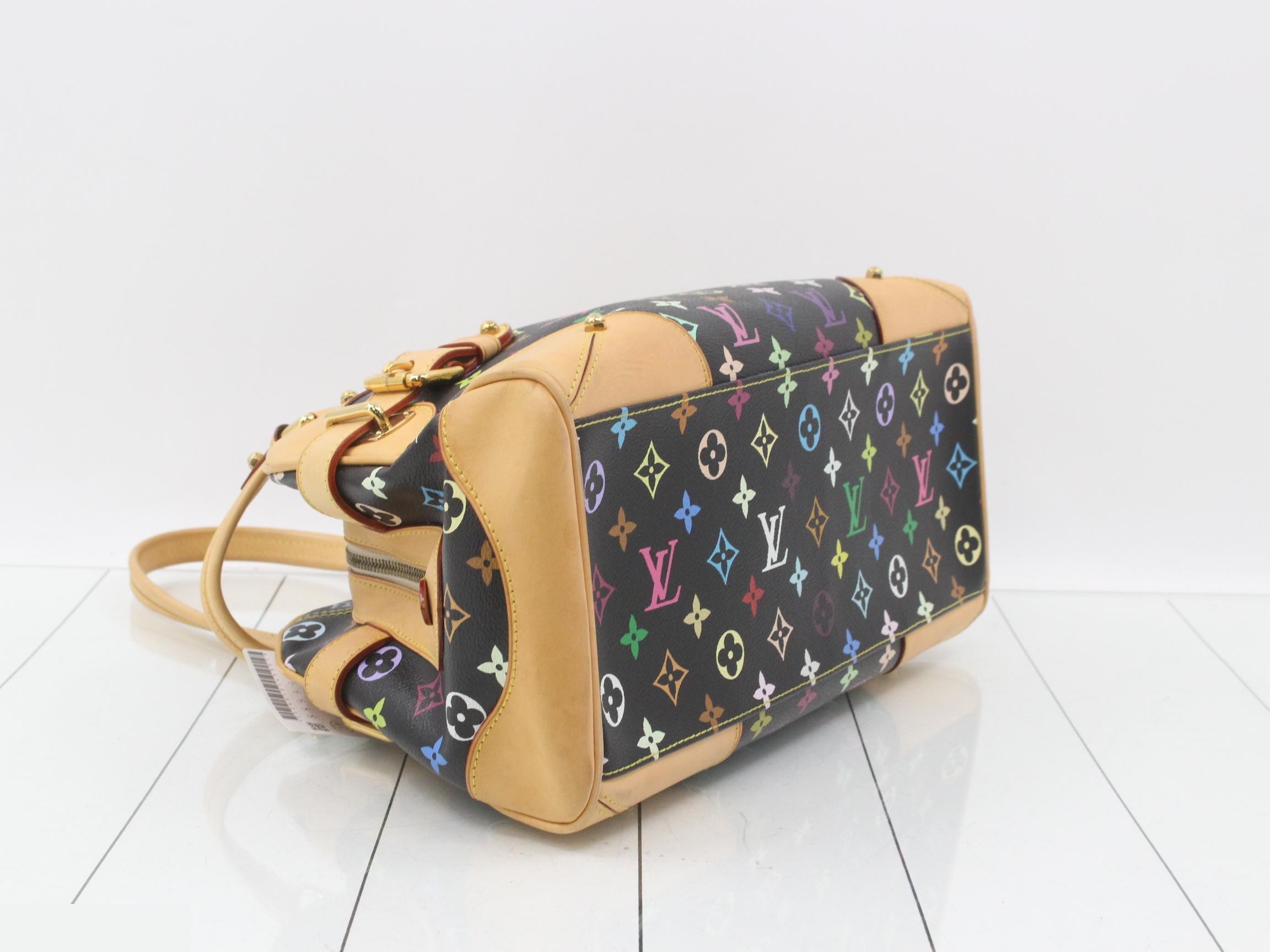 Monogram Multicolore Claudia Noir Handbag — view 5