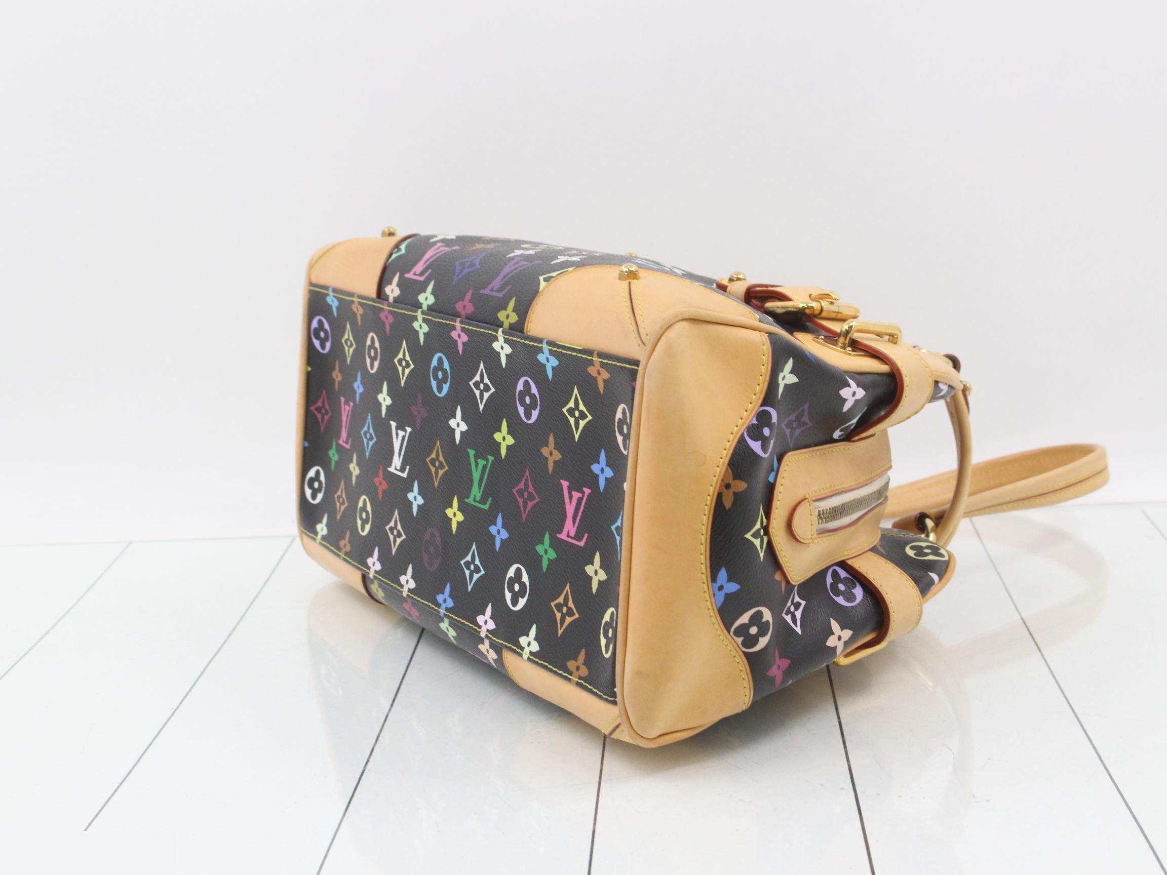Monogram Multicolore Claudia Noir Handbag — view 6