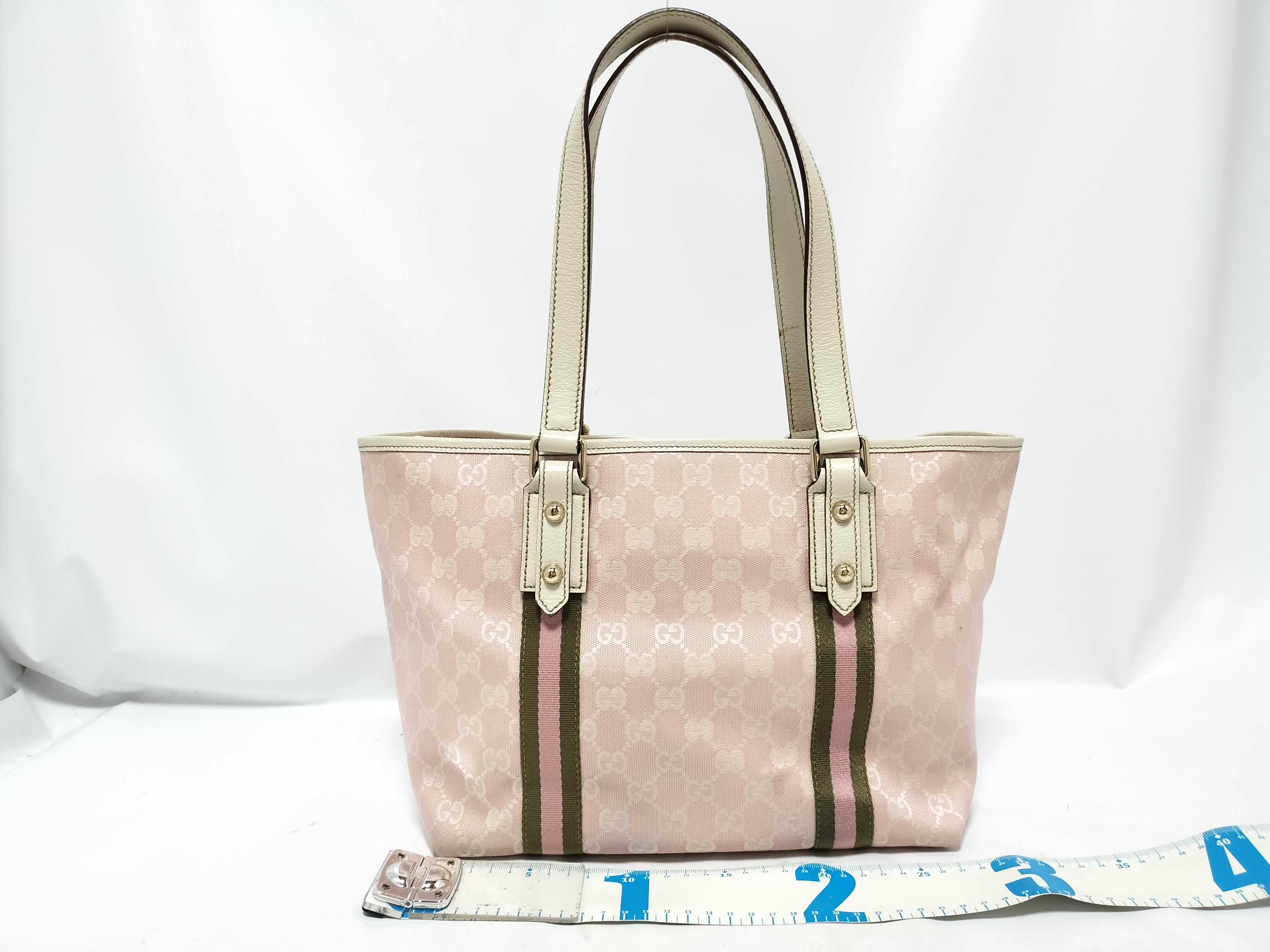 GG Canvas 187396 GG Canvas Sherry Line Tote Bag — view 2
