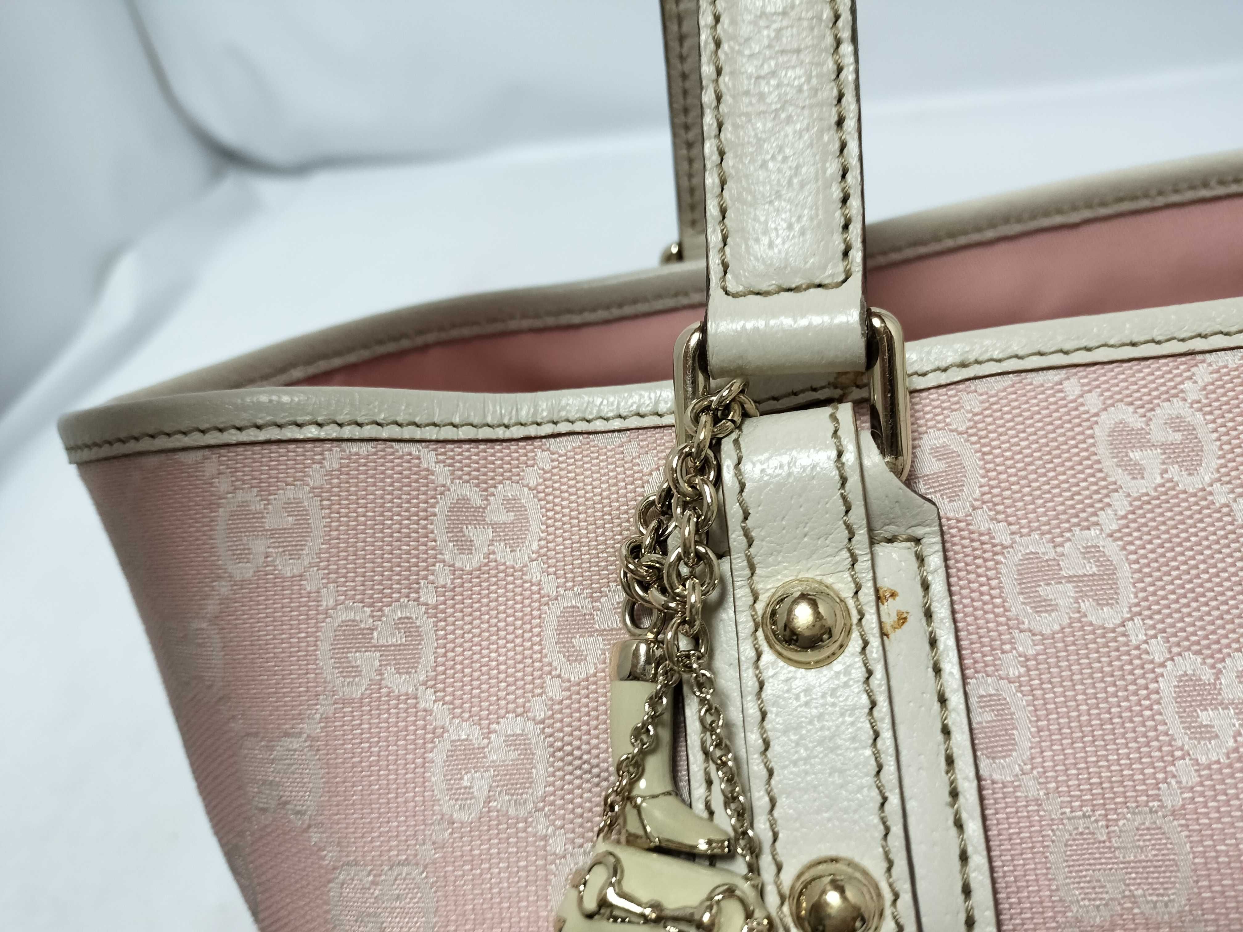 GG Canvas 187396 GG Canvas Sherry Line Tote Bag — view 5