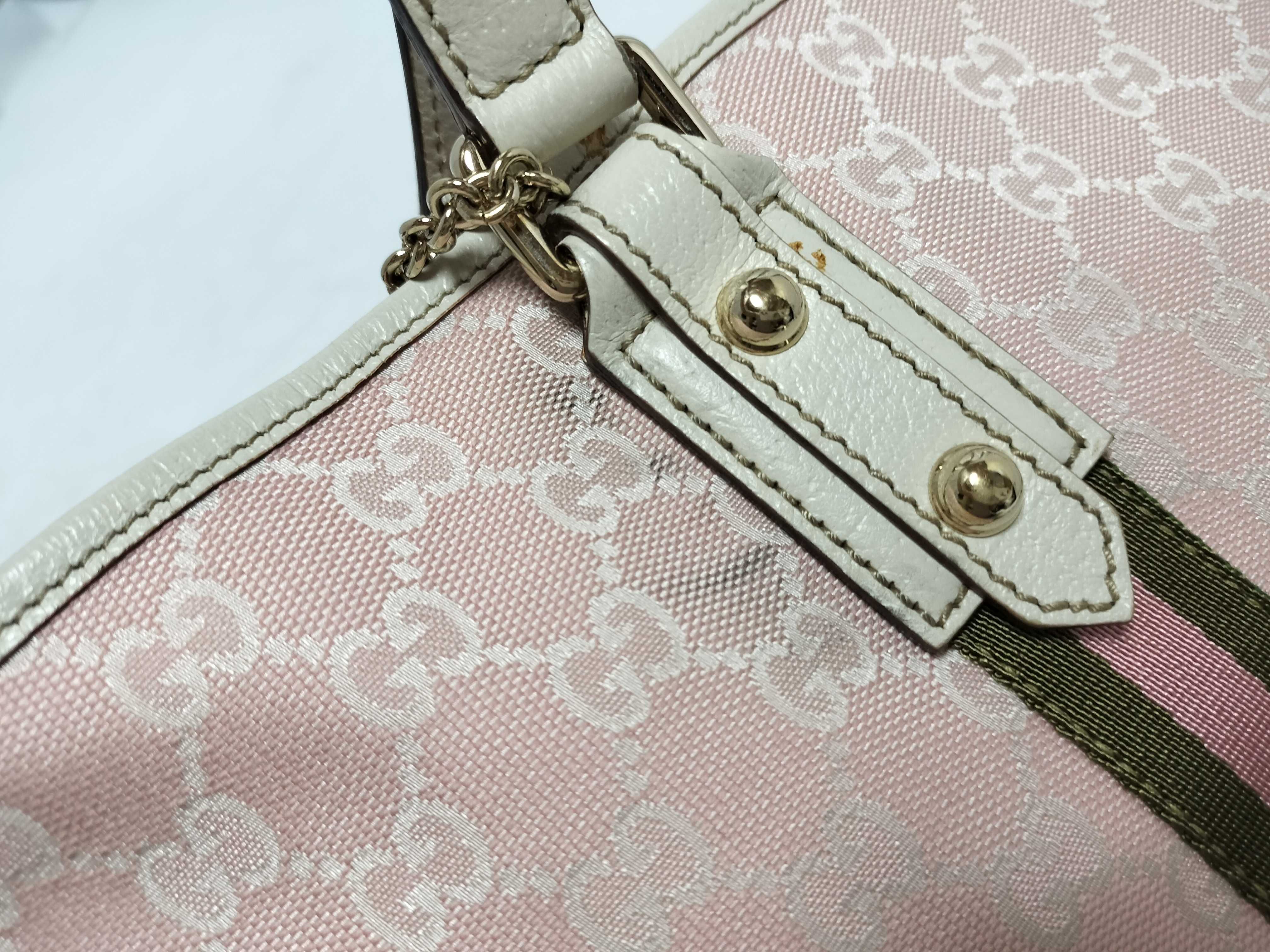 GG Canvas 187396 GG Canvas Sherry Line Tote Bag — view 10