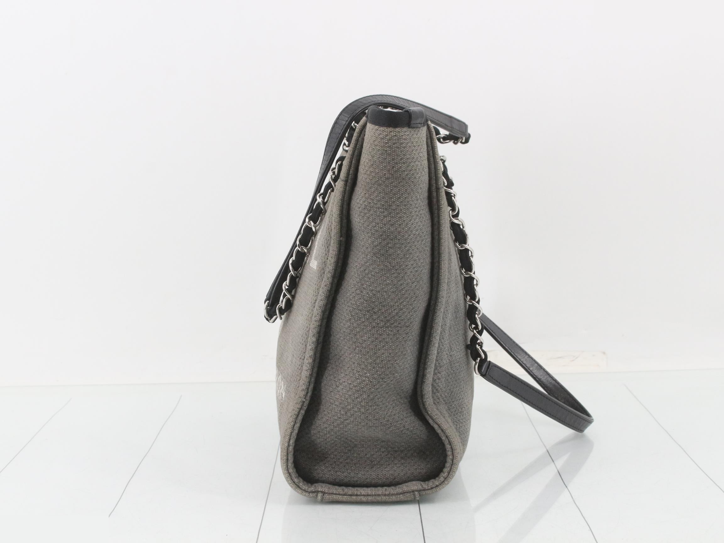 Deauville PM Shoulder Bag, Gray — view 3