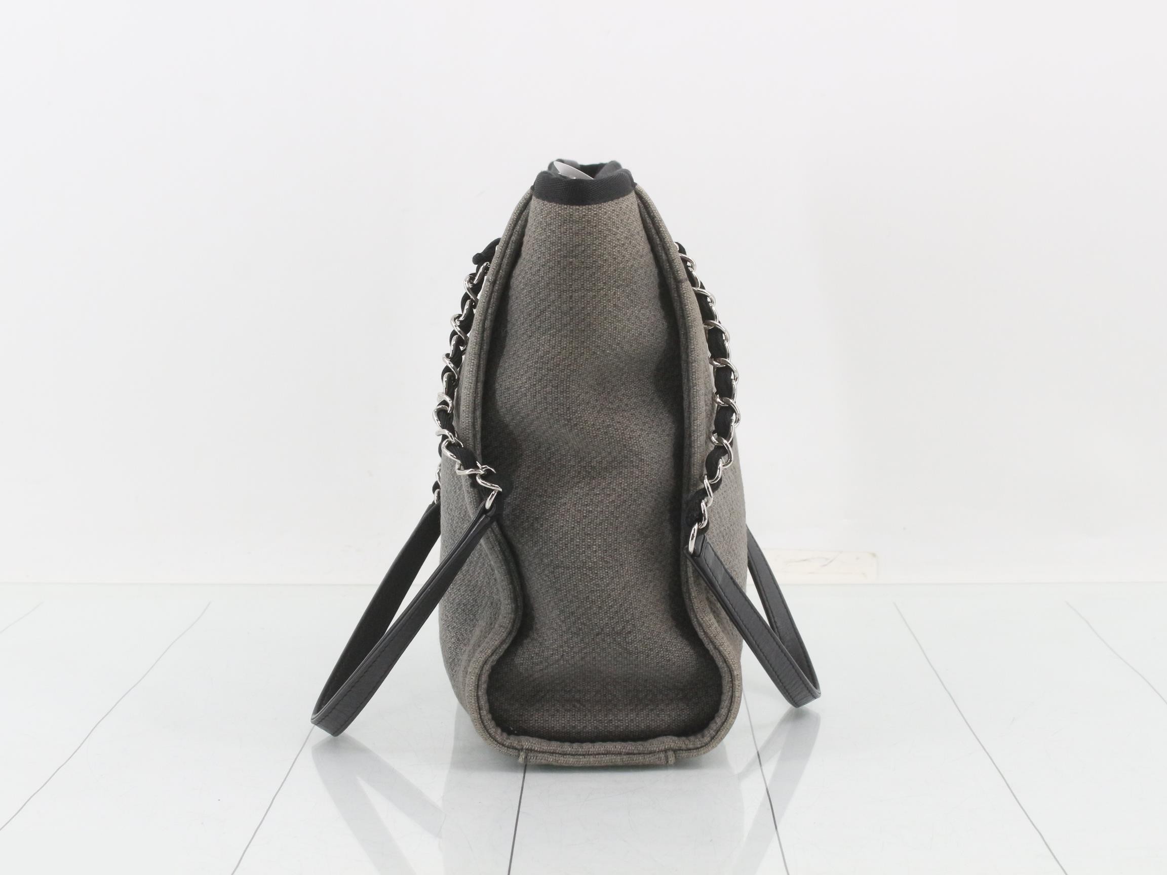 Deauville PM Shoulder Bag, Gray — view 4