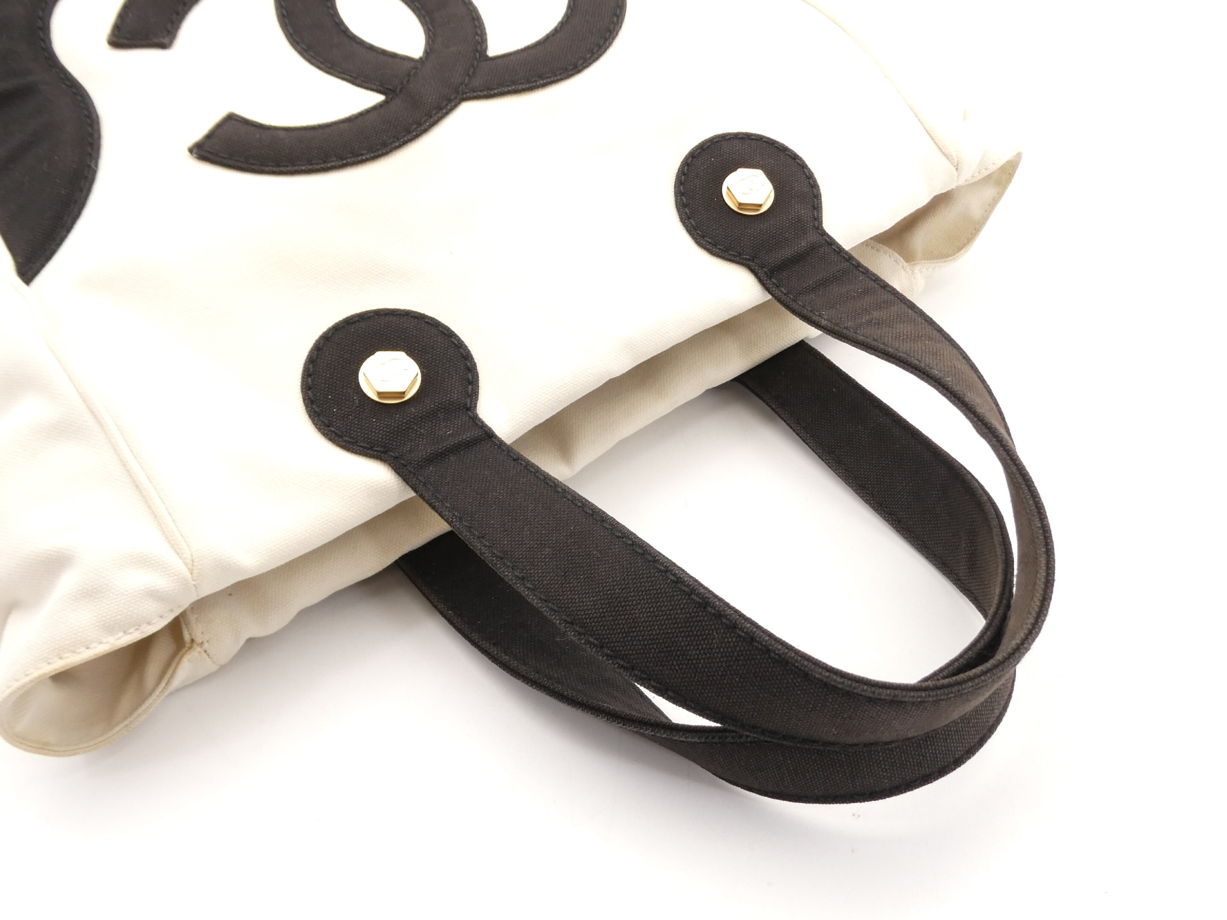 Marshmallow Canvas Coco Mark Shoulder Bag — view 6