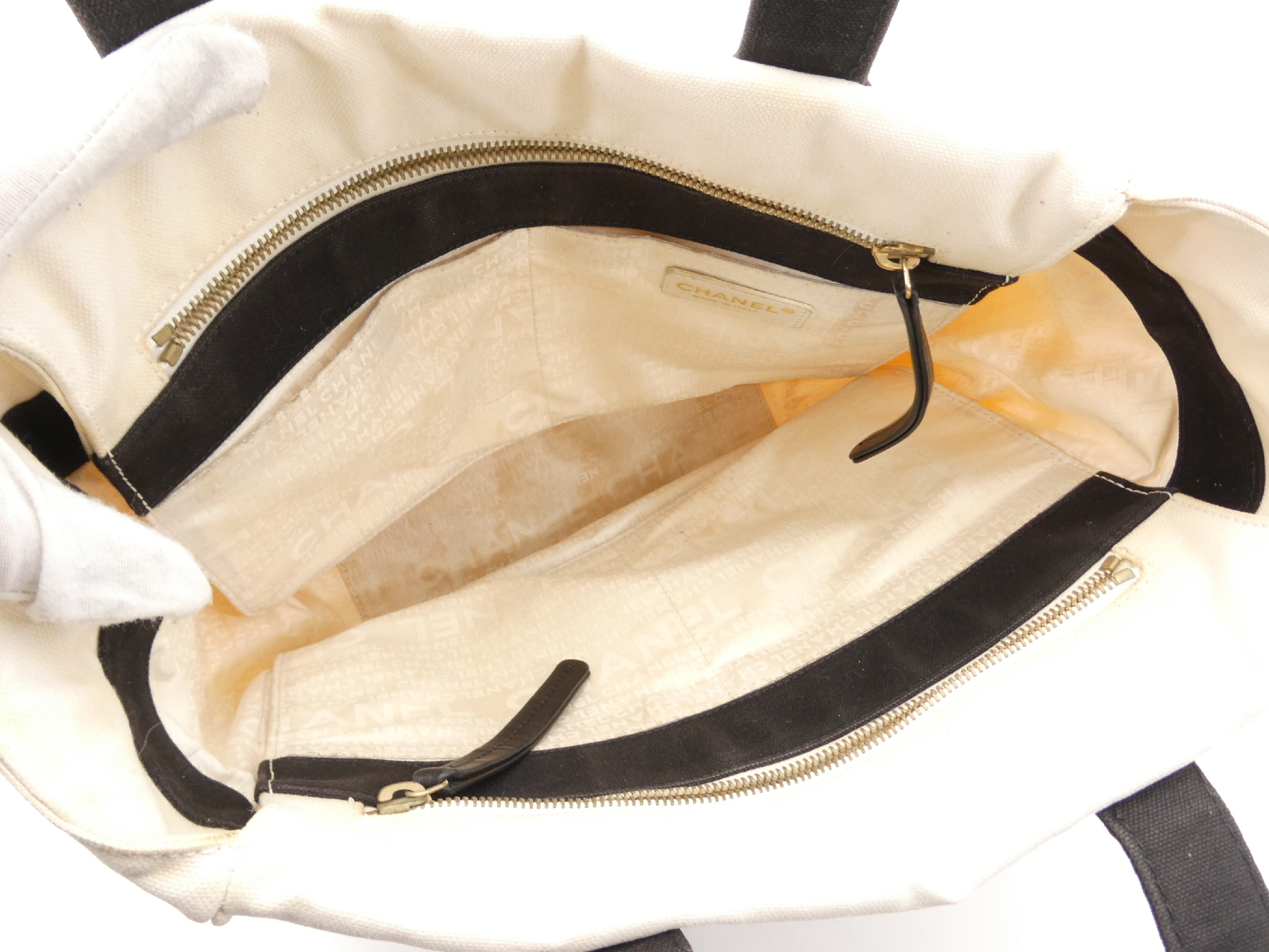 Marshmallow Canvas Coco Mark Shoulder Bag — view 7