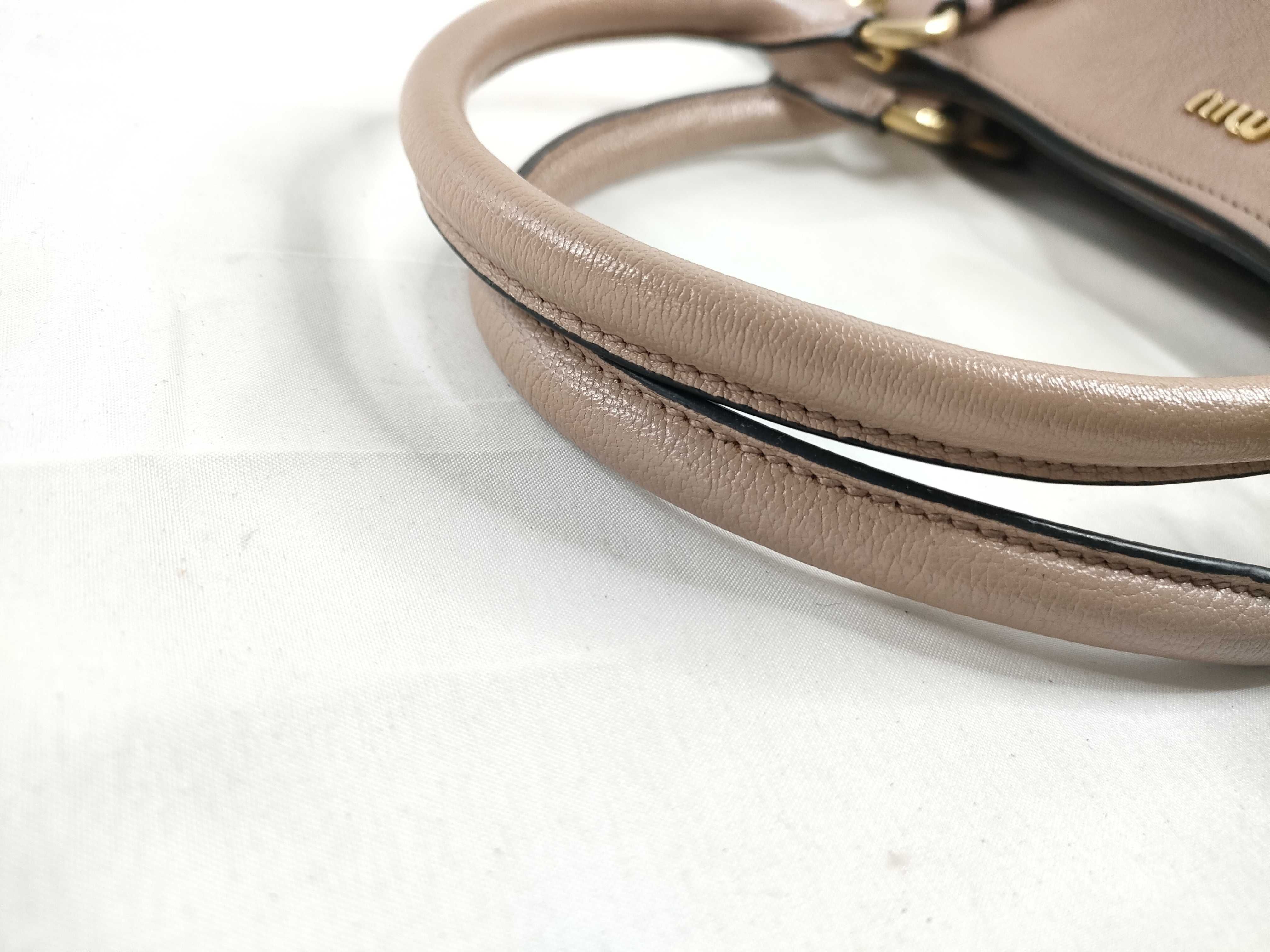 Leather 2-Way Handbag Pink Handbag — view 7