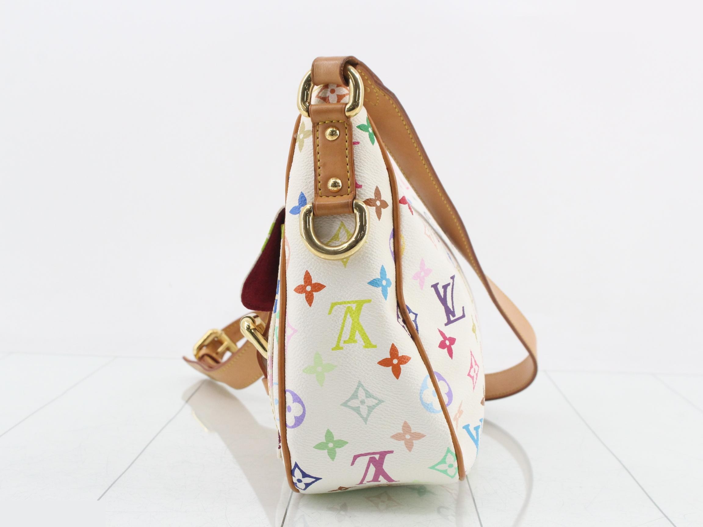 Monogram Multicolor Lodge GM Blanc Shoulder Bag — view 3