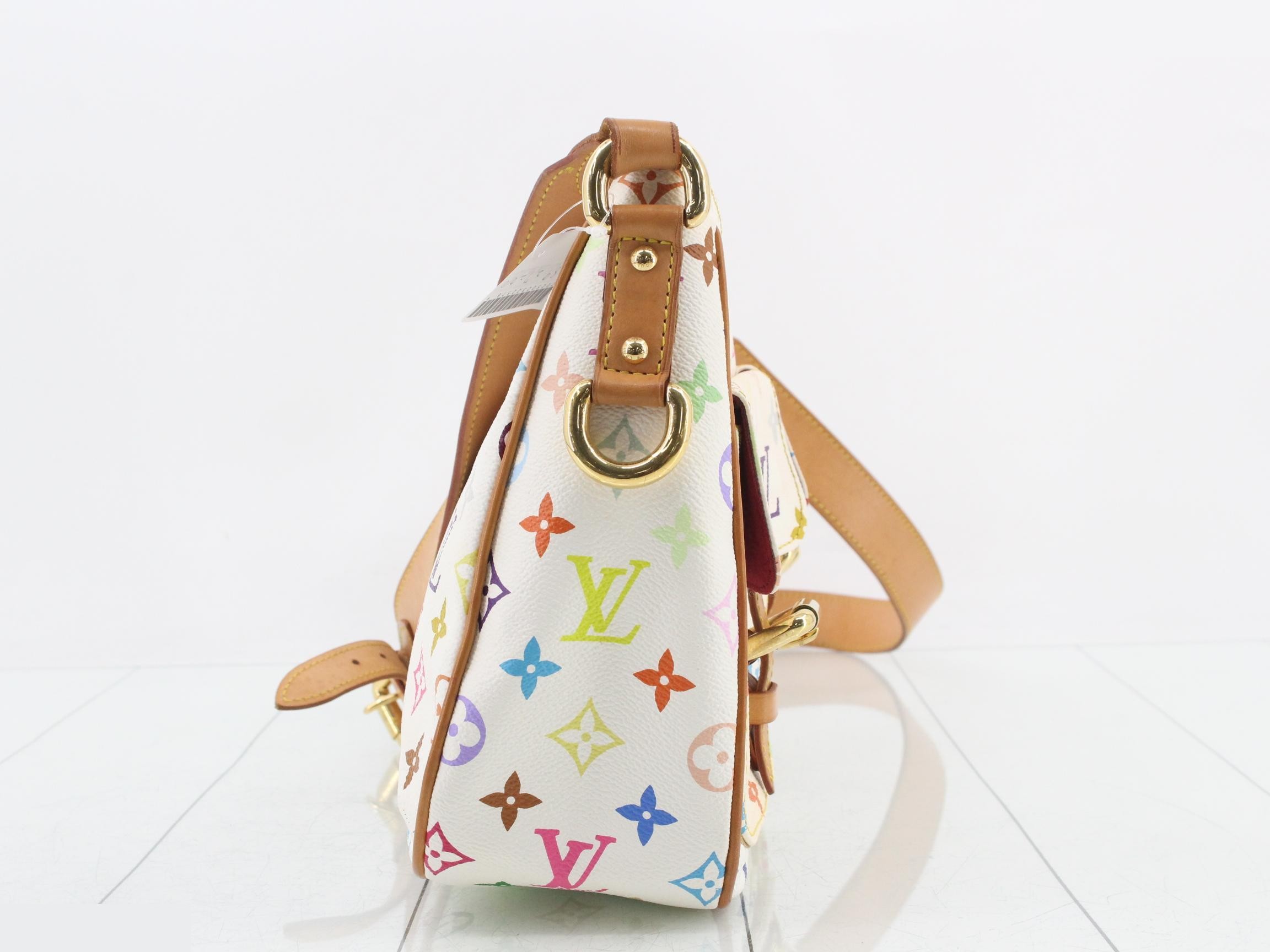 Monogram Multicolor Lodge GM Blanc Shoulder Bag — view 4