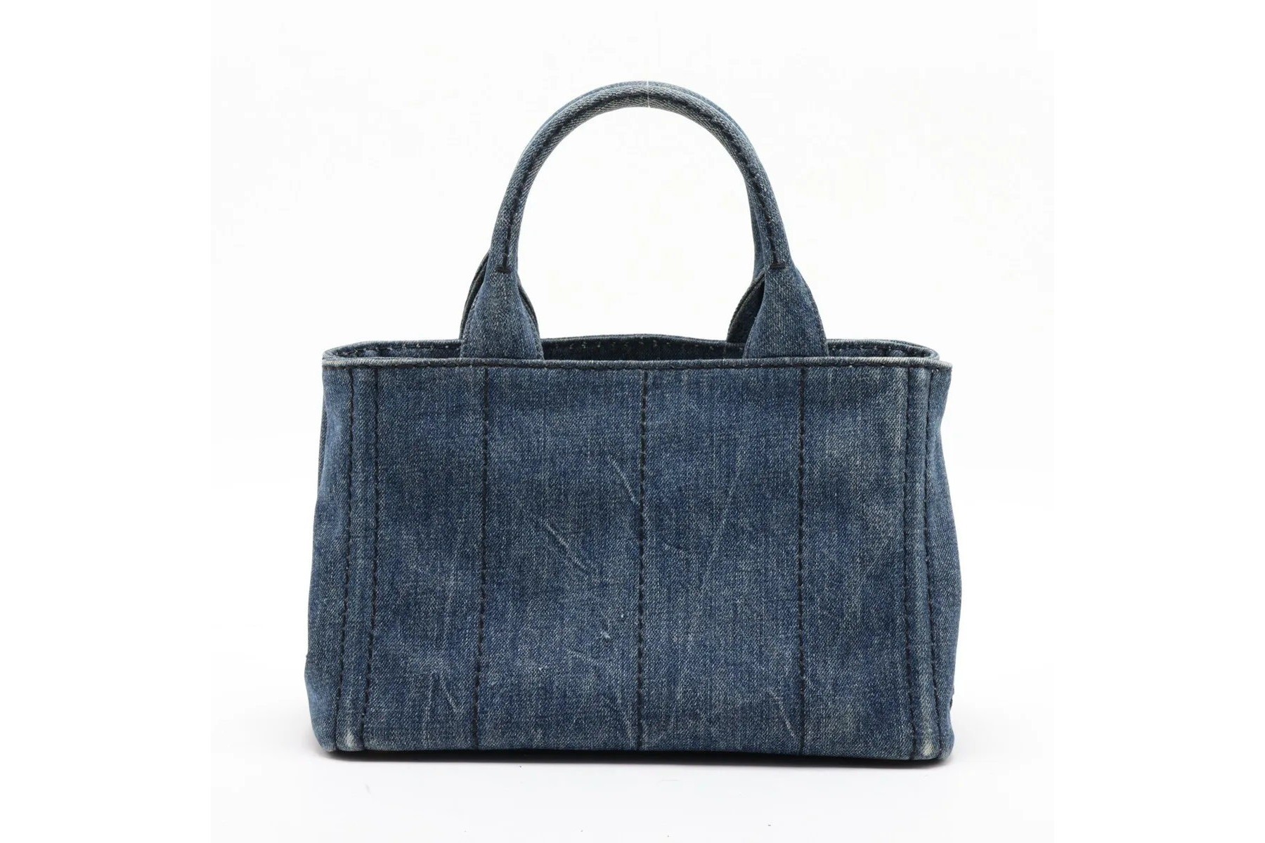 Canapa Denim Blue Triangle Logo 2-Way Shoulder Bag — view 2