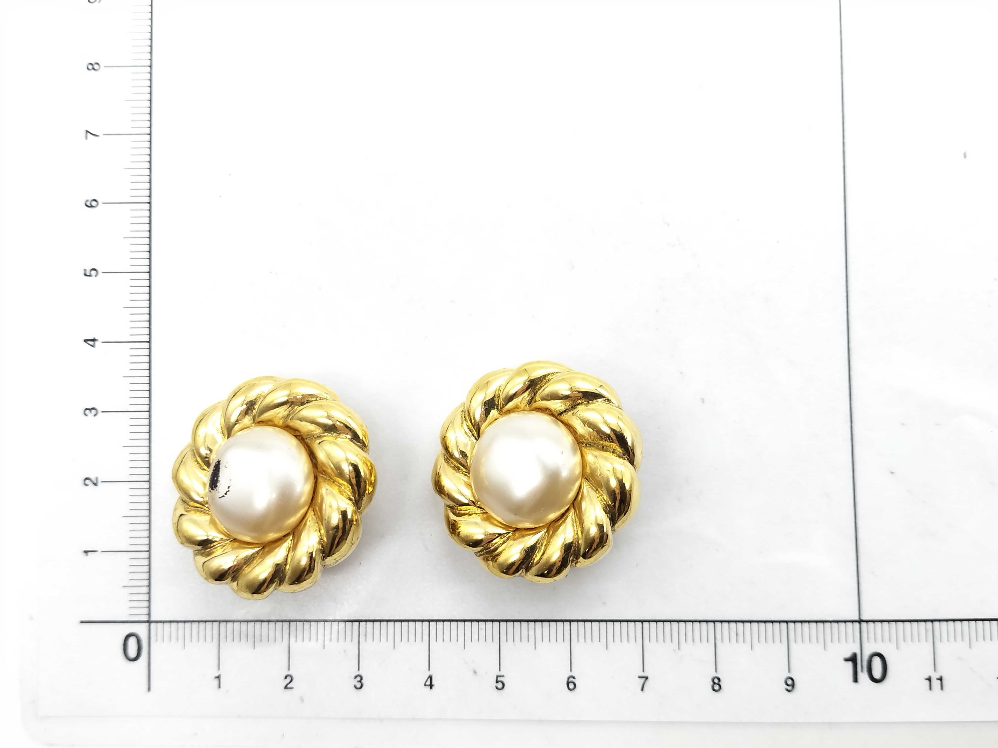 Faux Pearl Earrings 93P Earrings — view 6