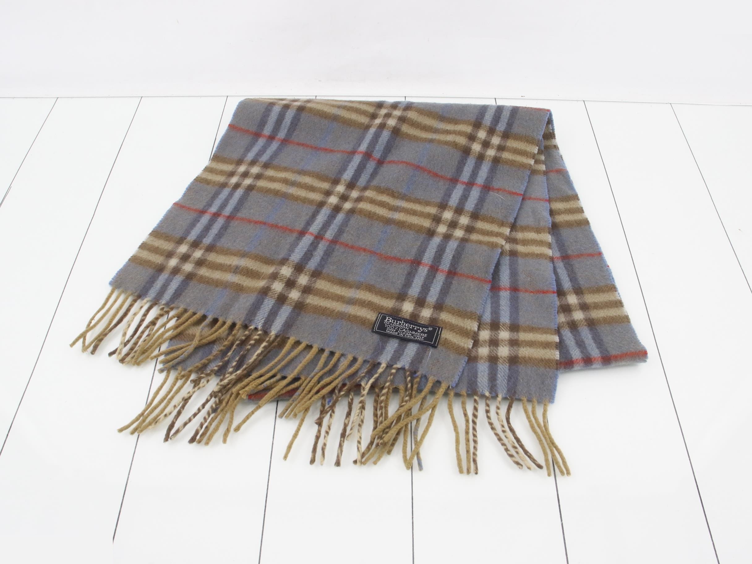 Nova Check 100% Cashmere Scarf — view 2