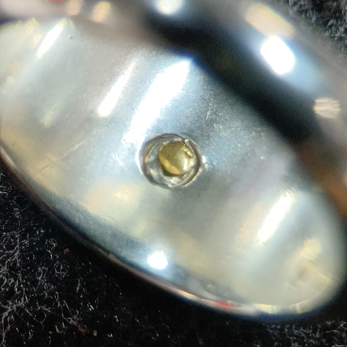 Sellier Ring, Size 52, 925 x 750 mm, 10.5g, Gold x Silver. Shows signs of wear, — view 4