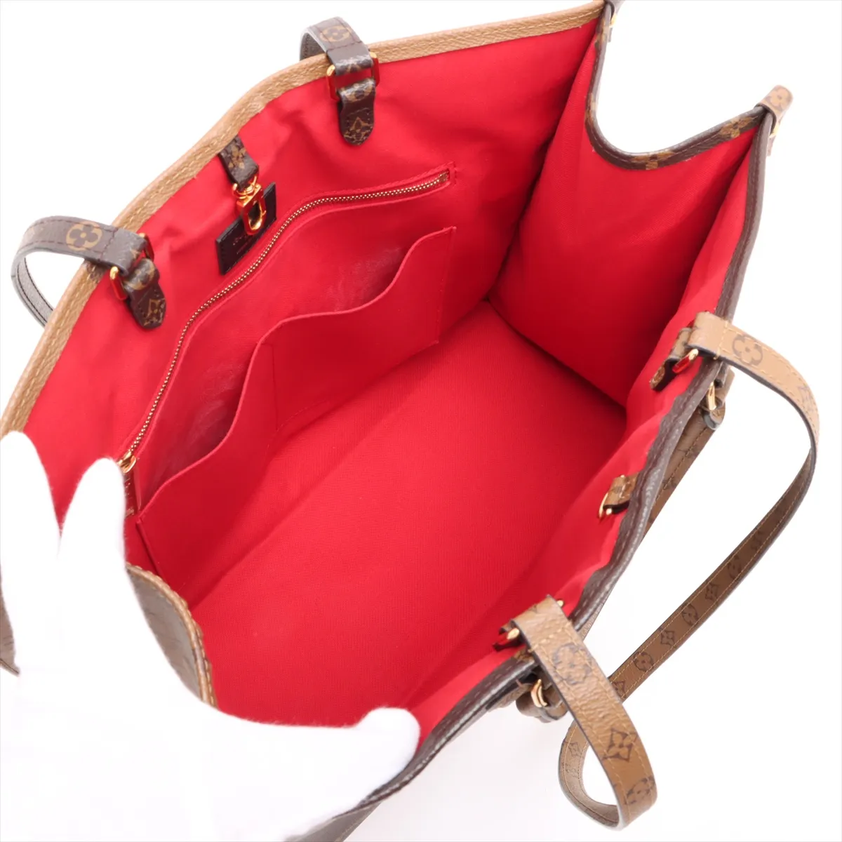 Monogram Giant OnTheGo GM M44576 FL4129 Brown (RFID detected) — view 9