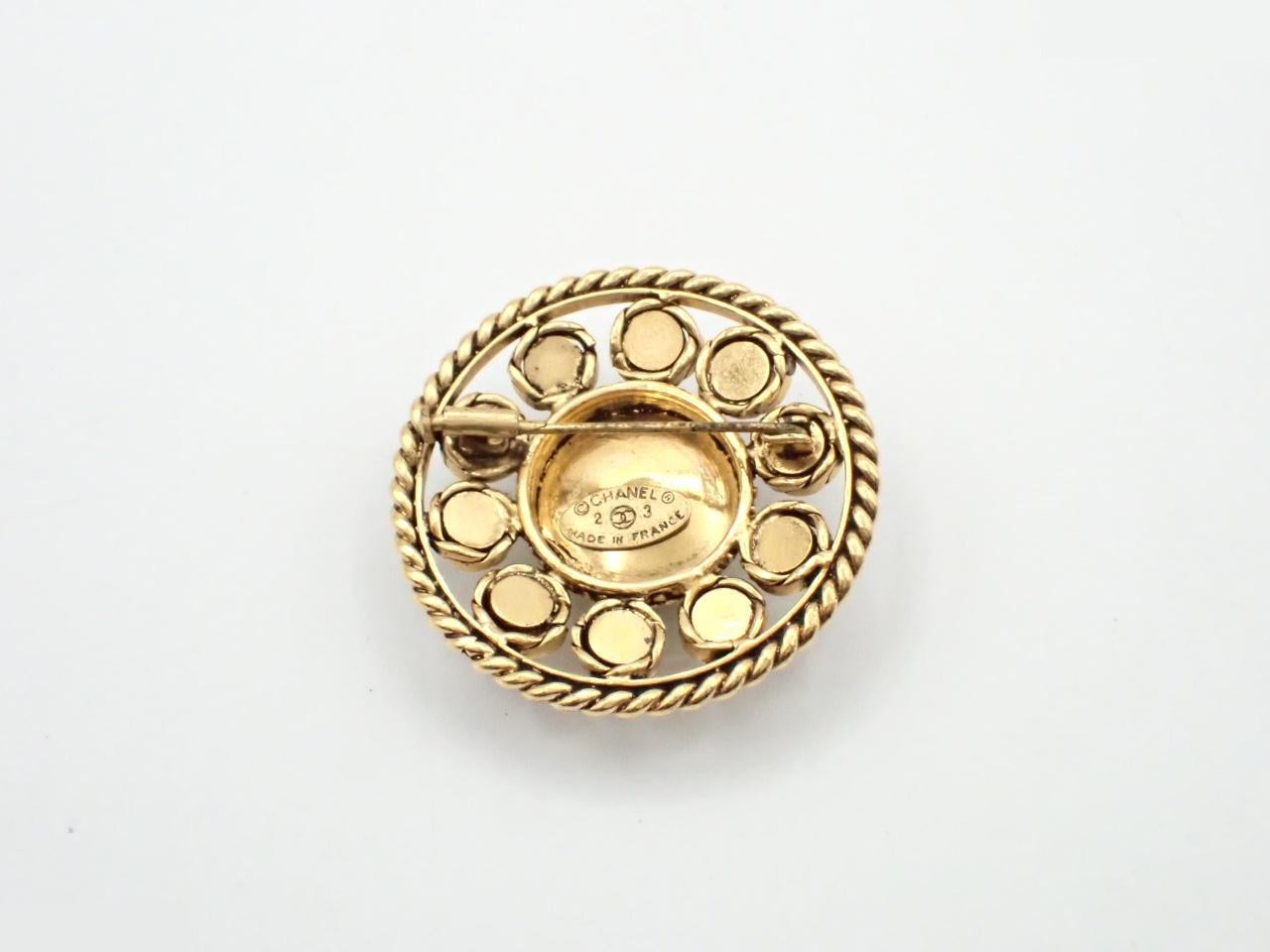 Gripoix Rhinestone Brooch (Size 23) — view 2