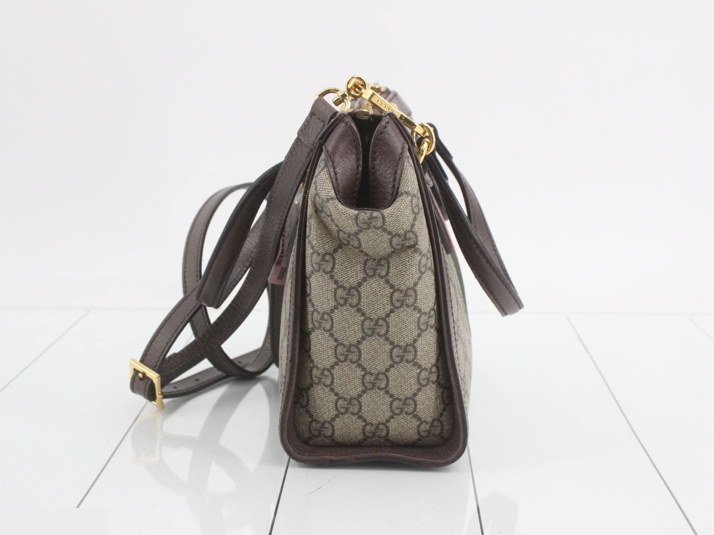 Ophidia GG Top Handle Bag — view 3