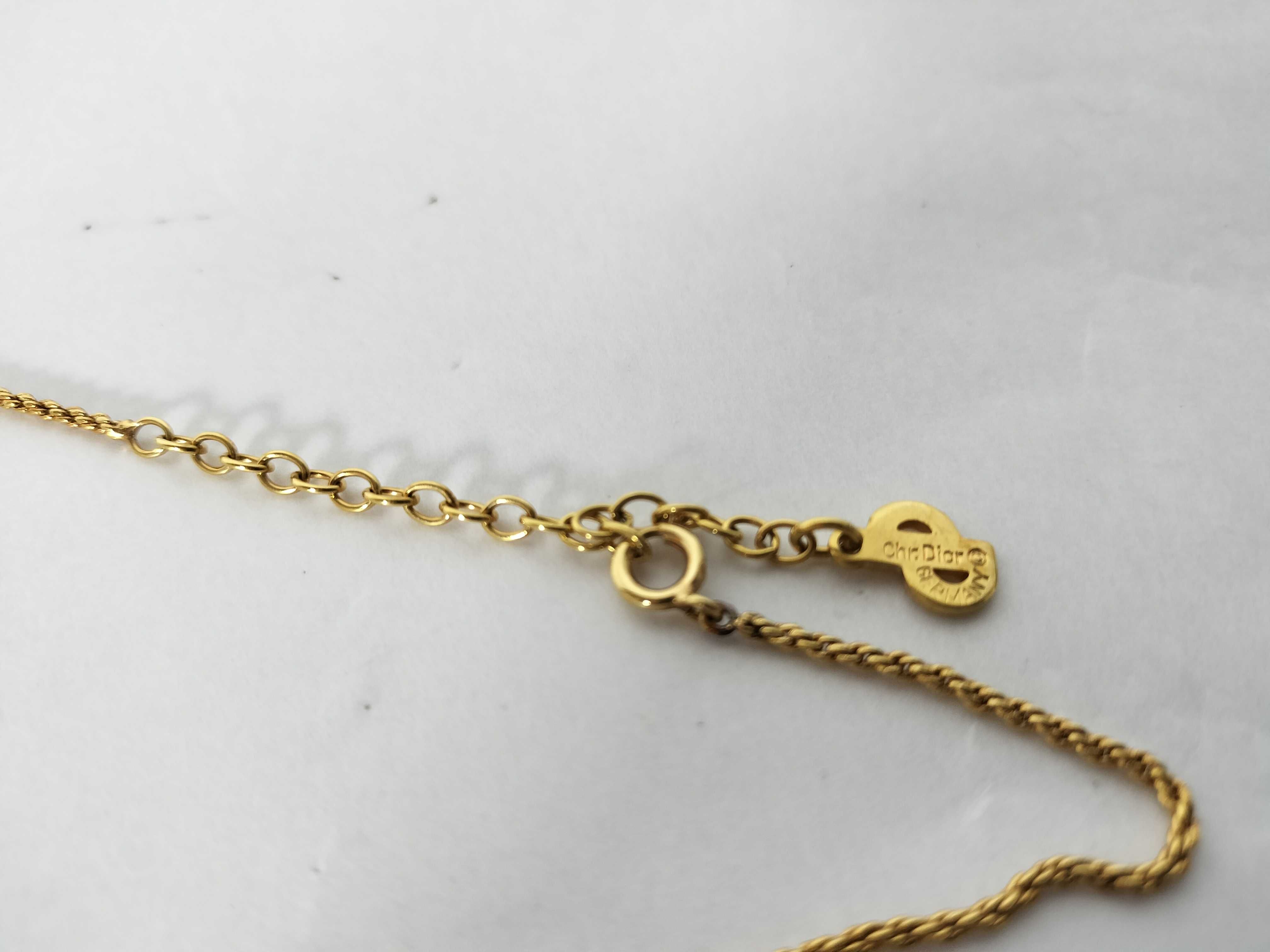 Logo Heart Motif Rhinestone Necklace (IY8267) Necklace — view 4
