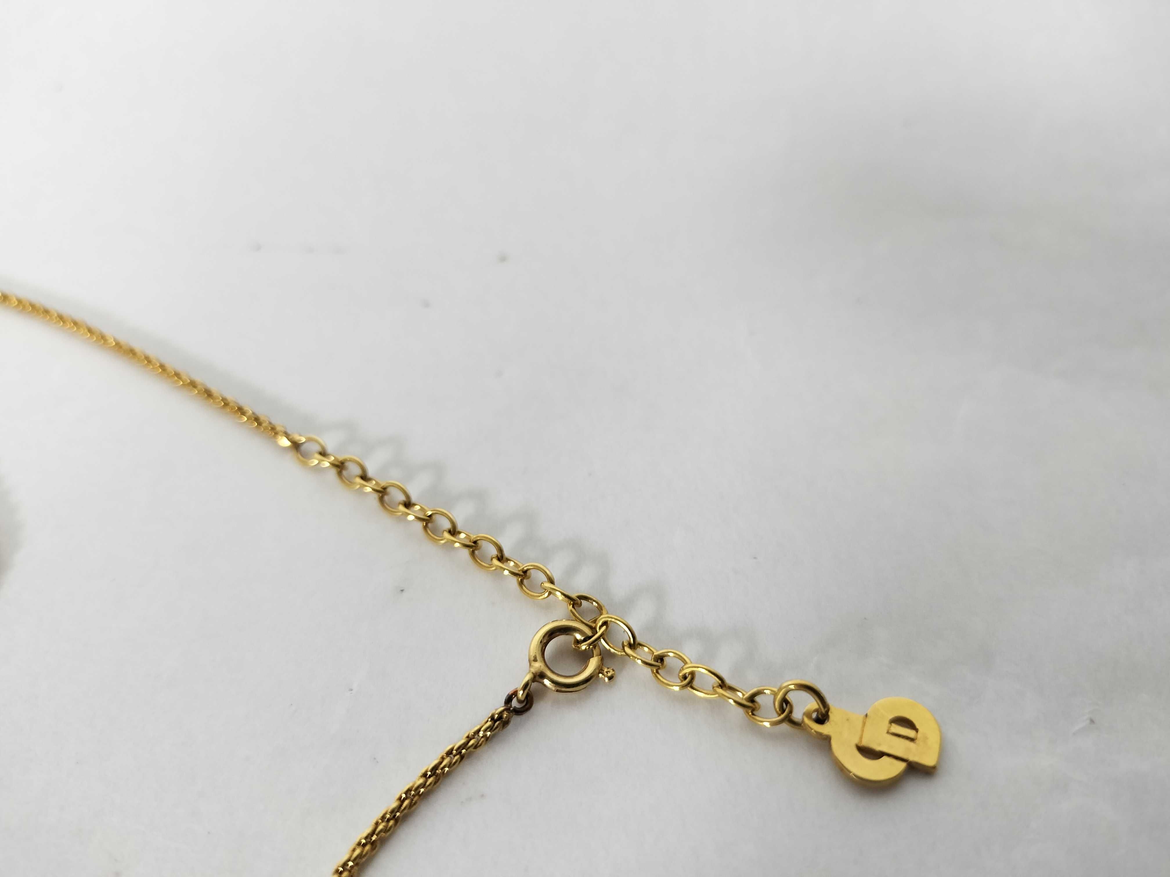 Logo Heart Motif Rhinestone Necklace (IY8267) Necklace — view 6