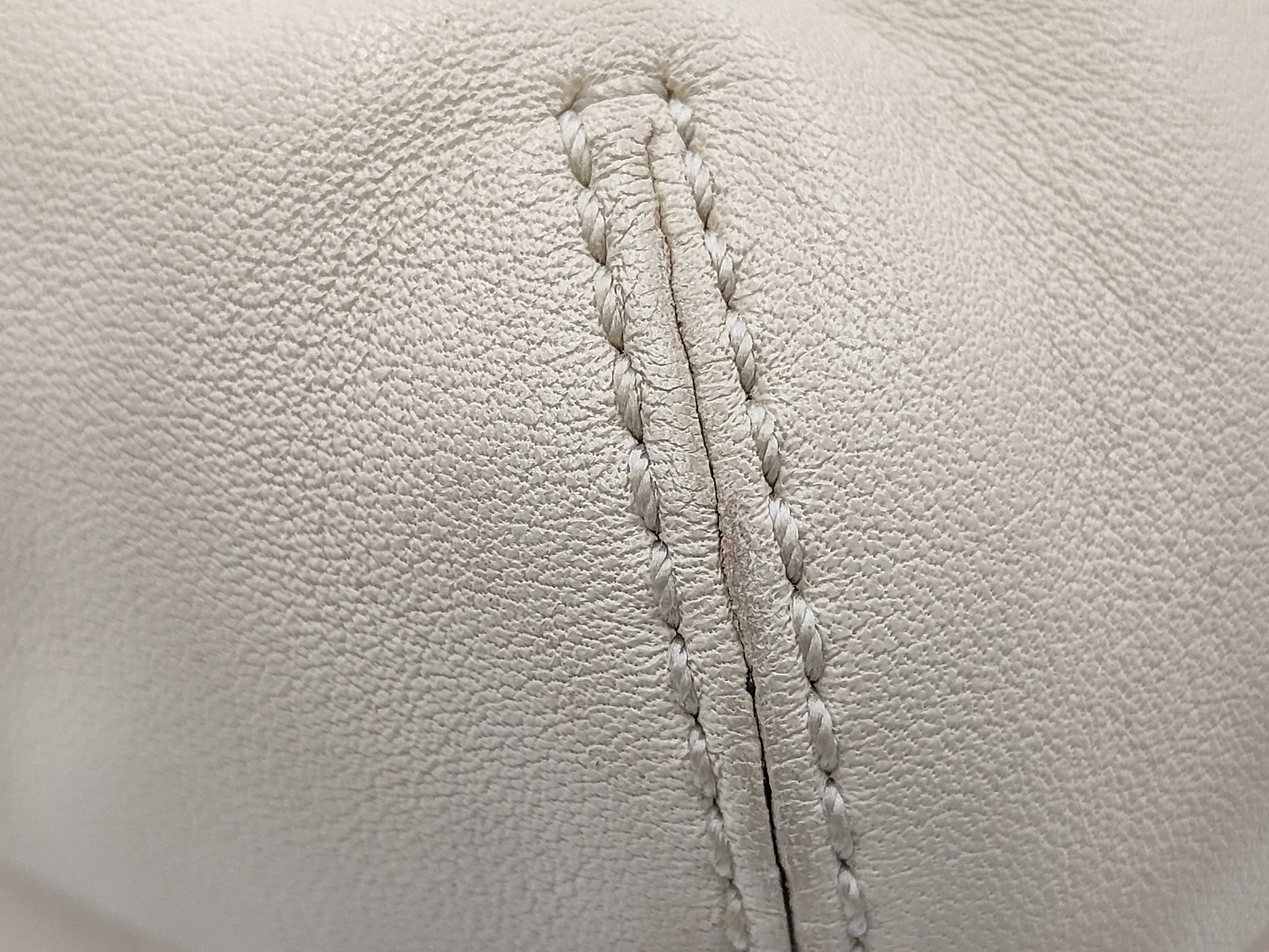 One-Shoulder Leather Ivory F13728 Shoulder Bag — view 5