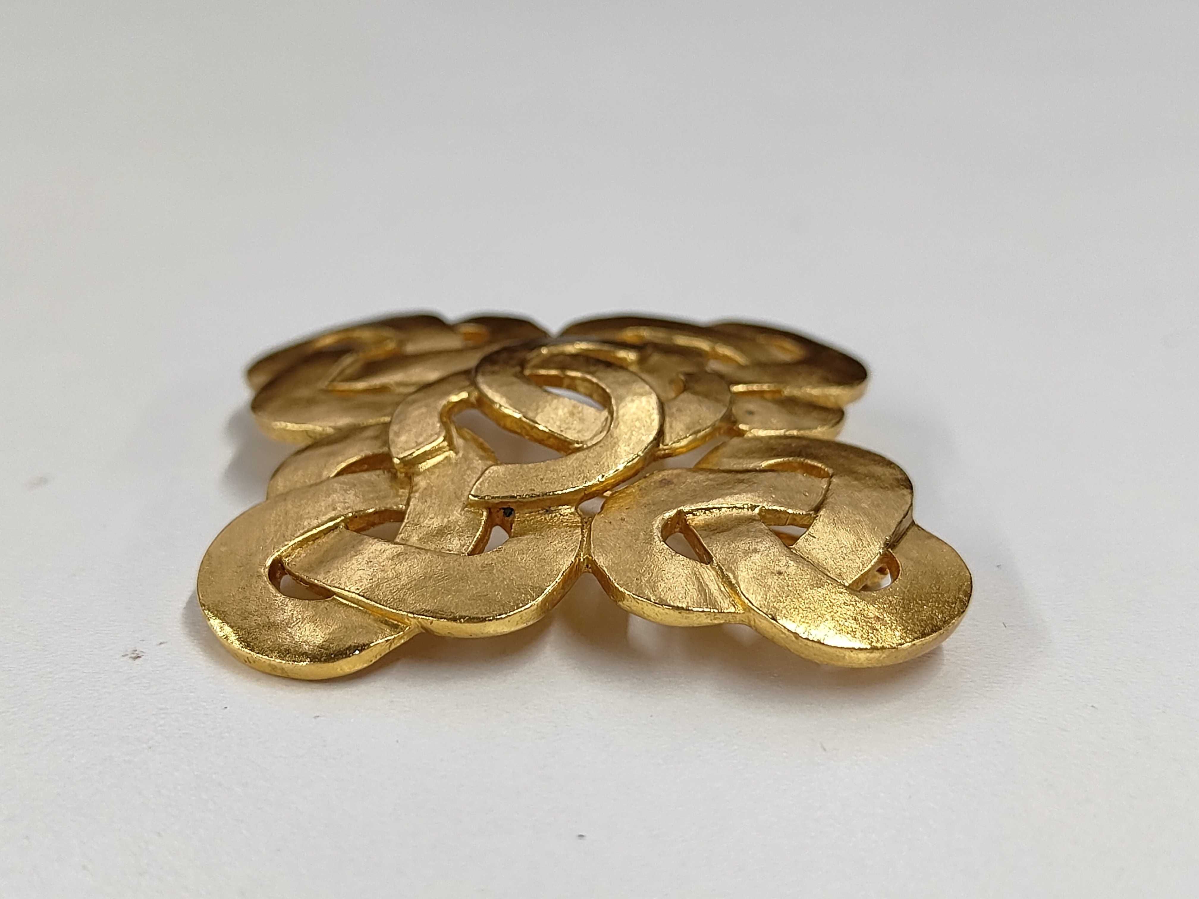 Coco Cross Brooch, Gold Brooch — view 5