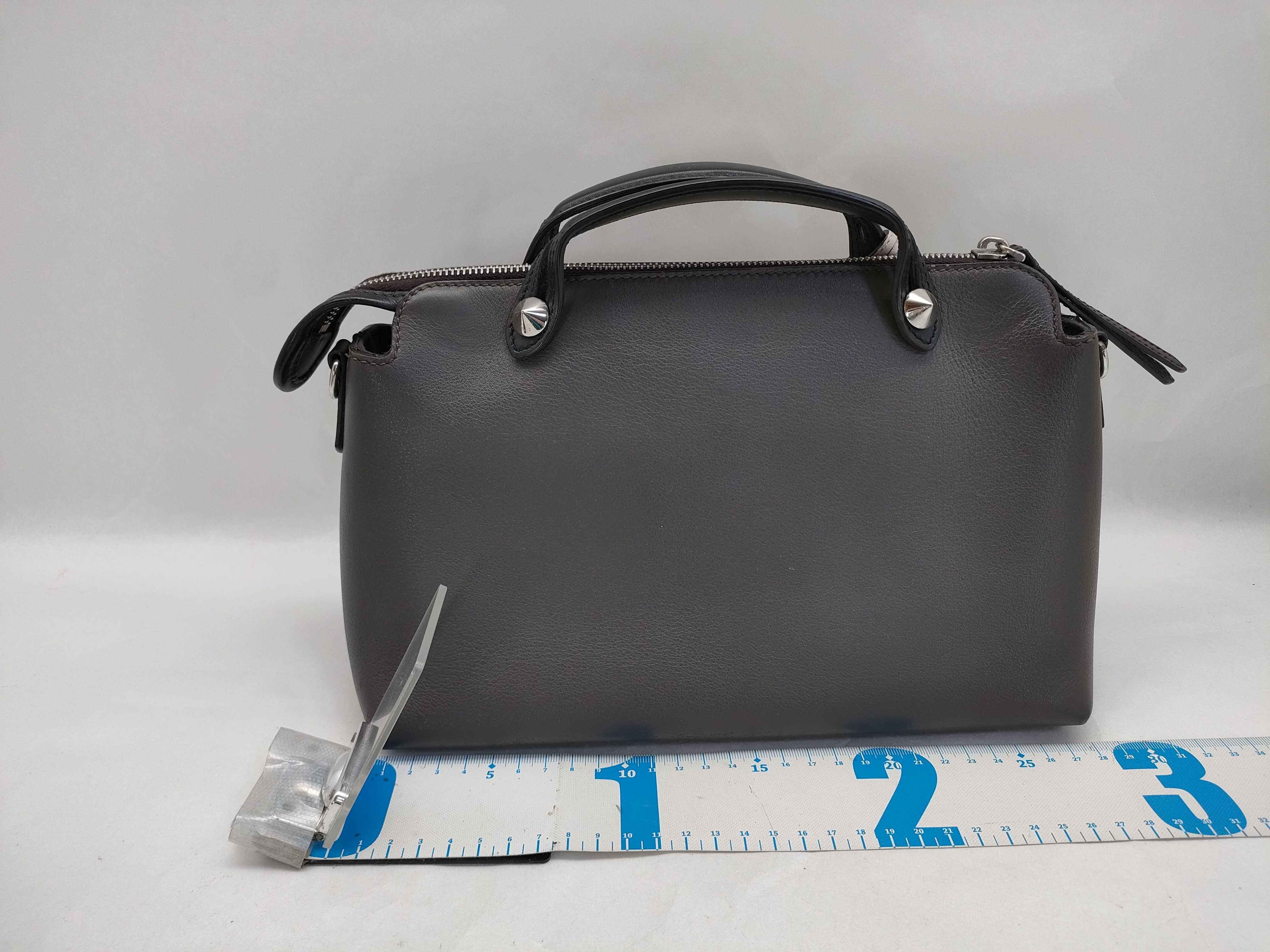 By The Way Medium Leather 2-Way Handbag, Gray, 8BL146 (Handbag) — view 2