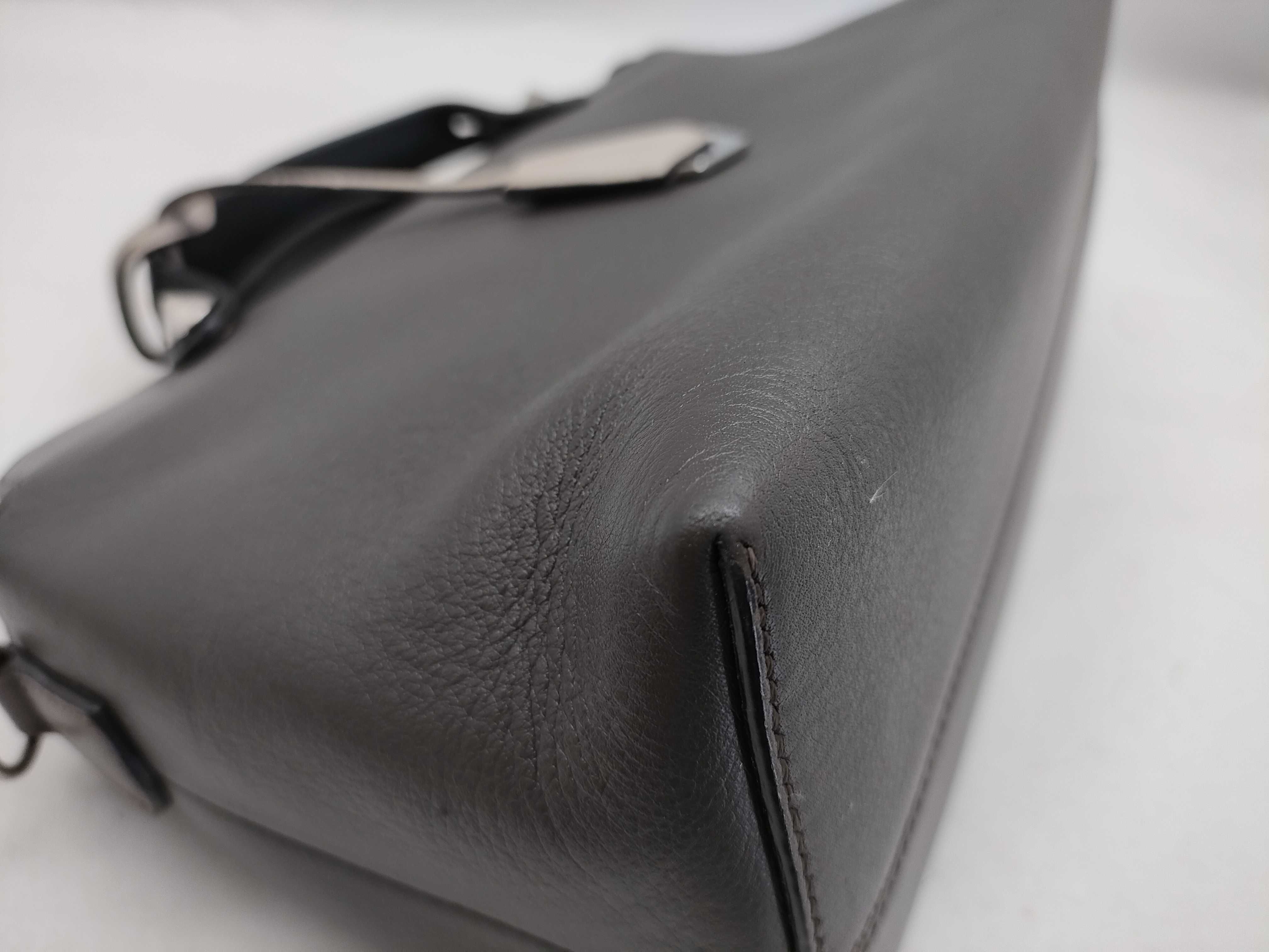 By The Way Medium Leather 2-Way Handbag, Gray, 8BL146 (Handbag) — view 8