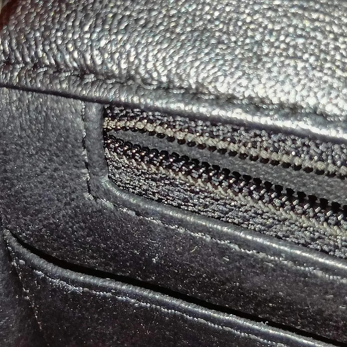 Mini Matelassé 17 Lambskin Single Flap Single Chain Bag, Black with Gold Hardware, 31248640, Serial Number 31-A35200 — view 12