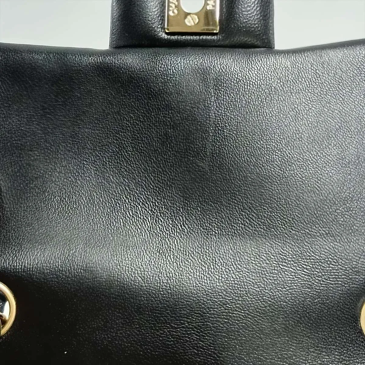 Mini Matelassé 17 Lambskin Single Flap Single Chain Bag, Black with Gold Hardware, 31248640, Serial Number 31-A35200 — view 13