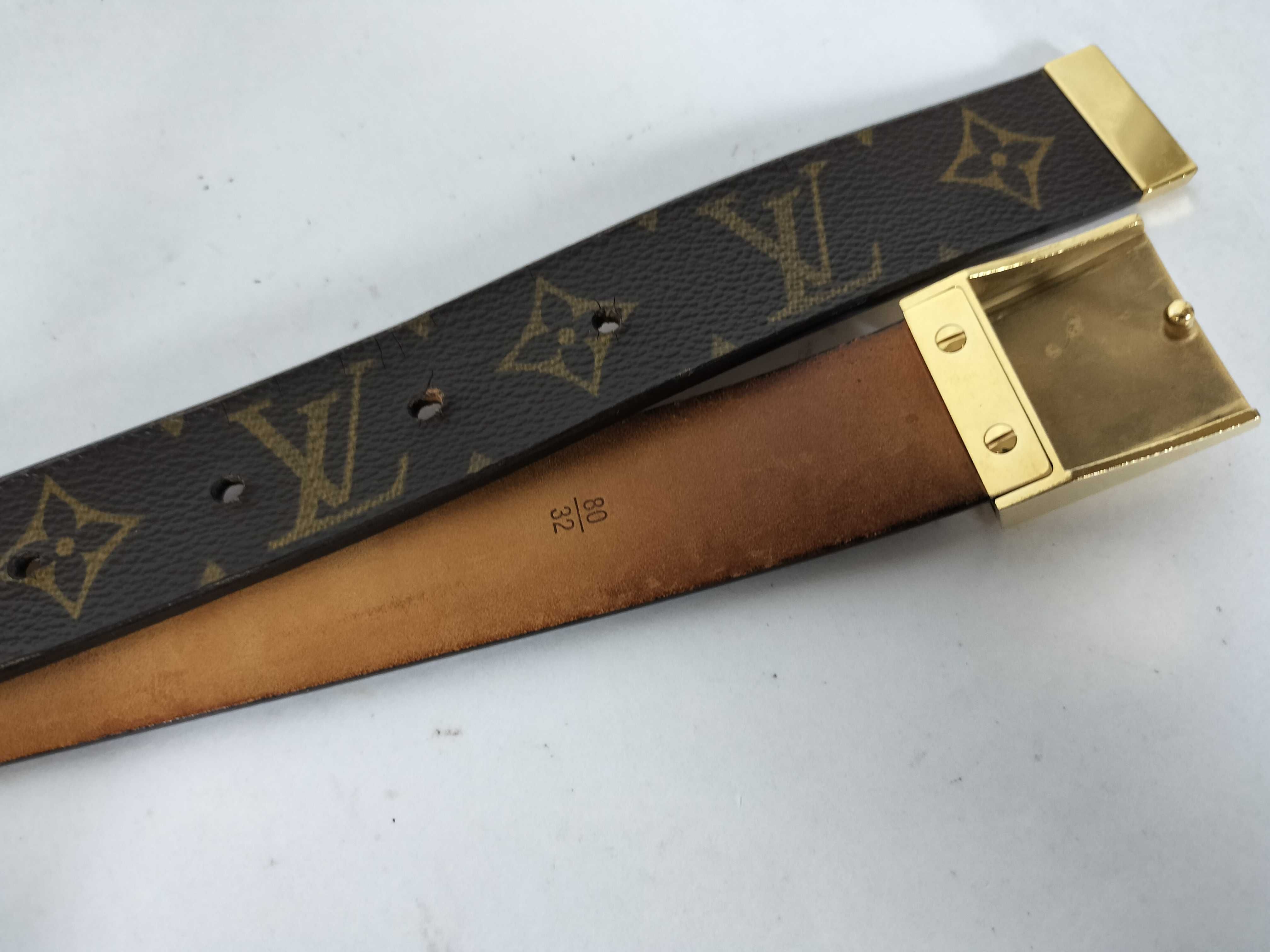 Monogram Louis Vuitton Monogram Ceinture Carrée Belt — view 6
