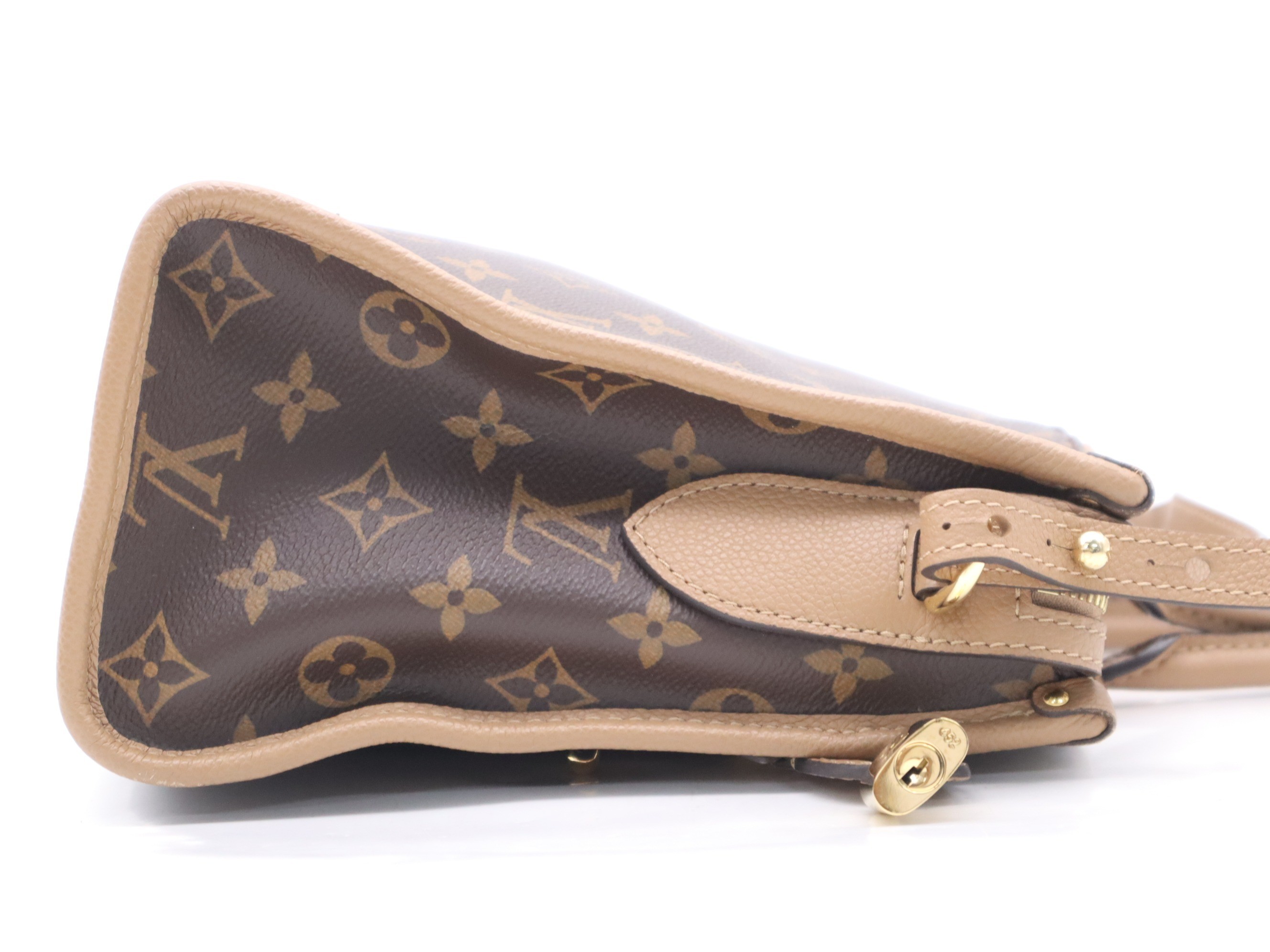 Popincourt PM Taupe Glacé - Padlock, Key x2, Clochette — view 5