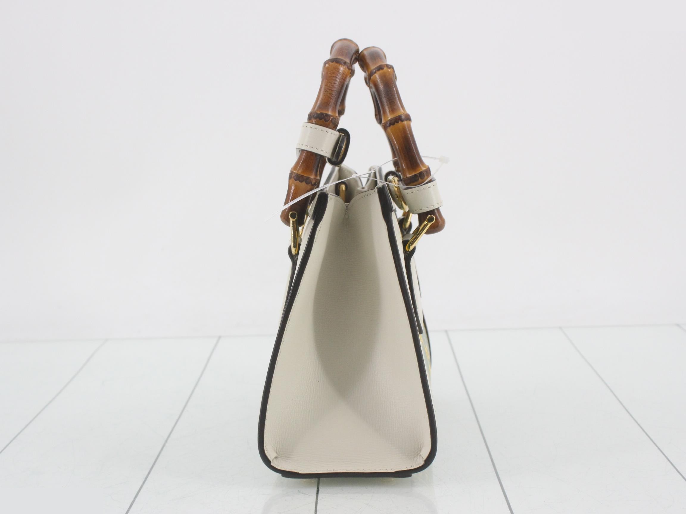 Bamboo Diana Leather Handbag 65566 — view 3