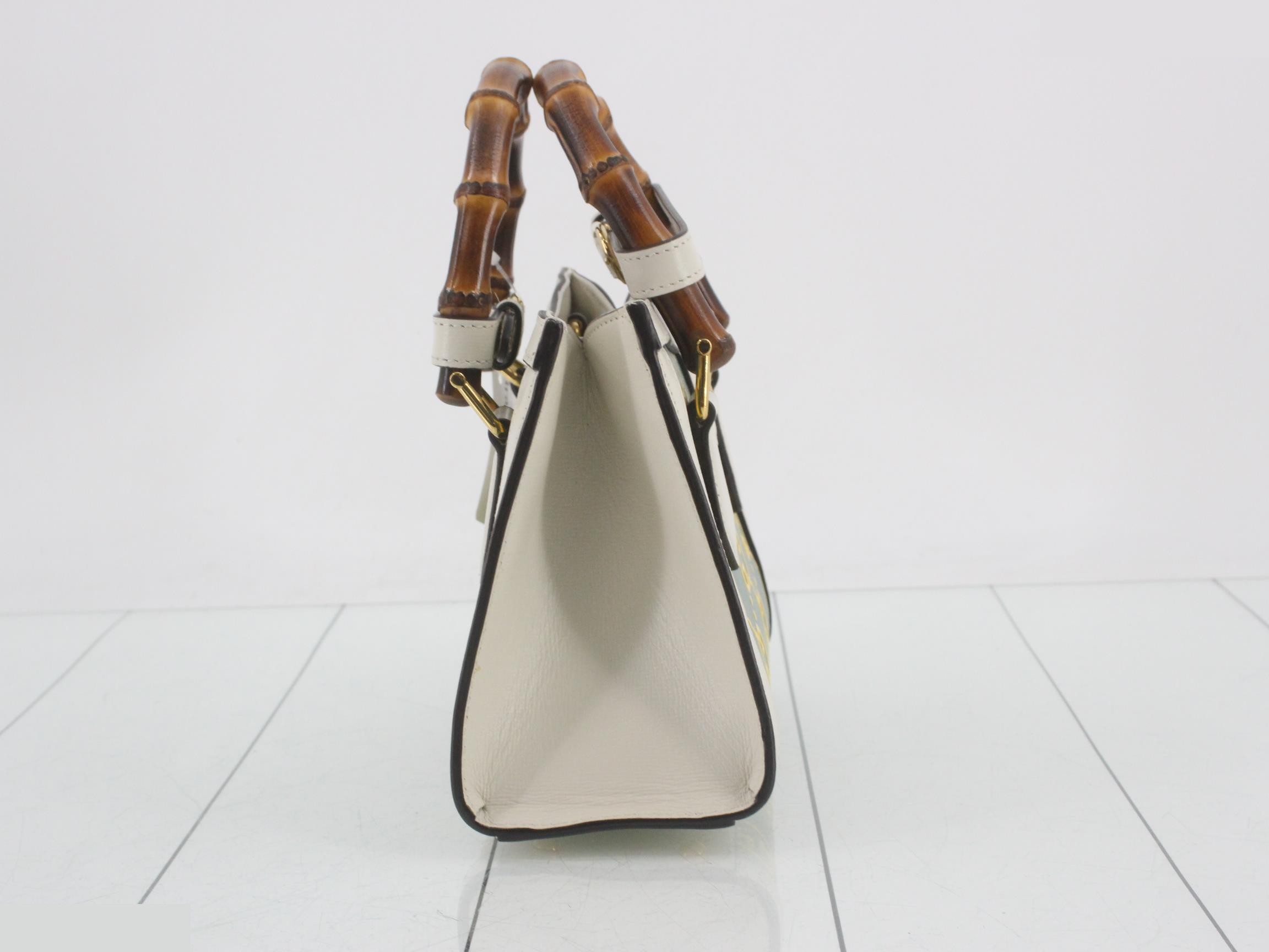 Bamboo Diana Leather Handbag 65566 — view 4