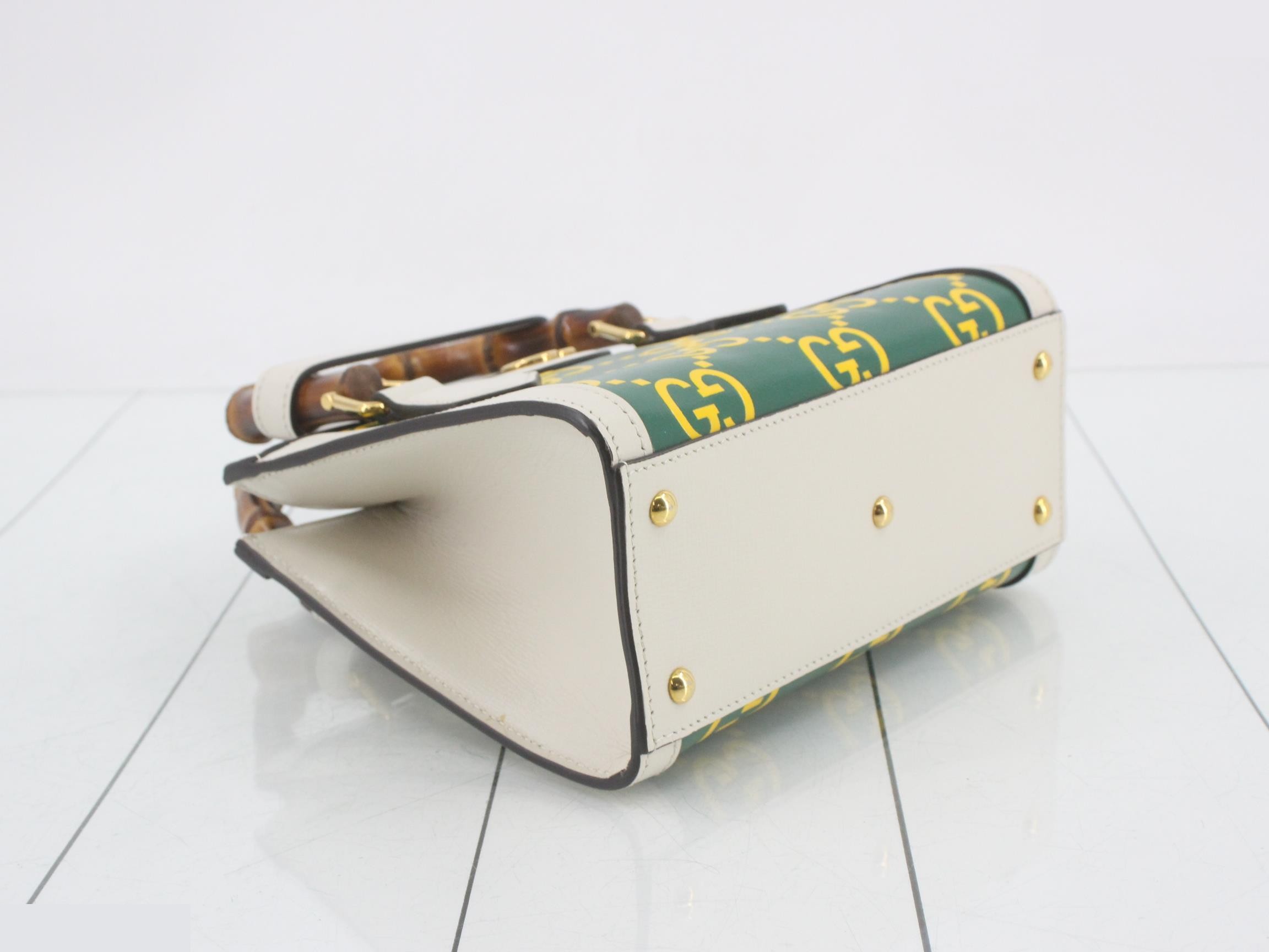 Bamboo Diana Leather Handbag 65566 — view 5