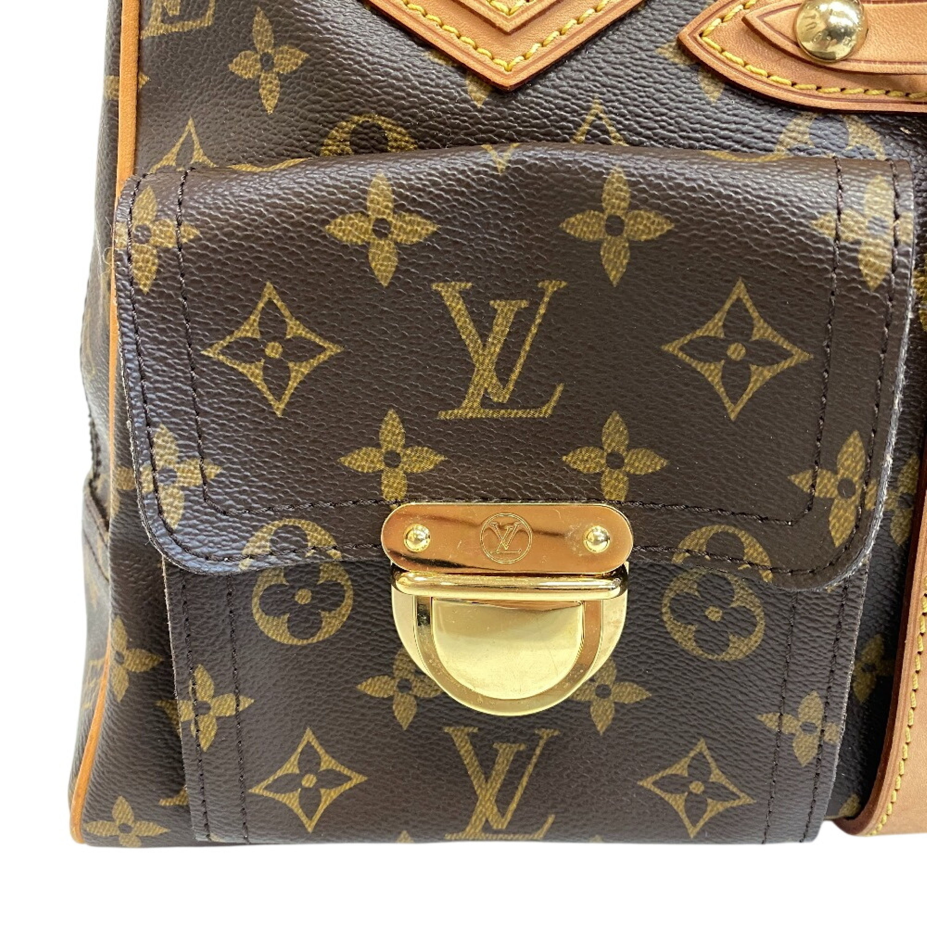 Monogram Manhattan GM M40025 FL0057 Brown Handbag — view 9