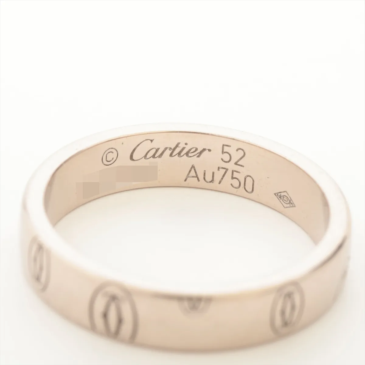 Happy Birthday Ring 750 (WG) 5.0g Size 52 AXT544 — view 3