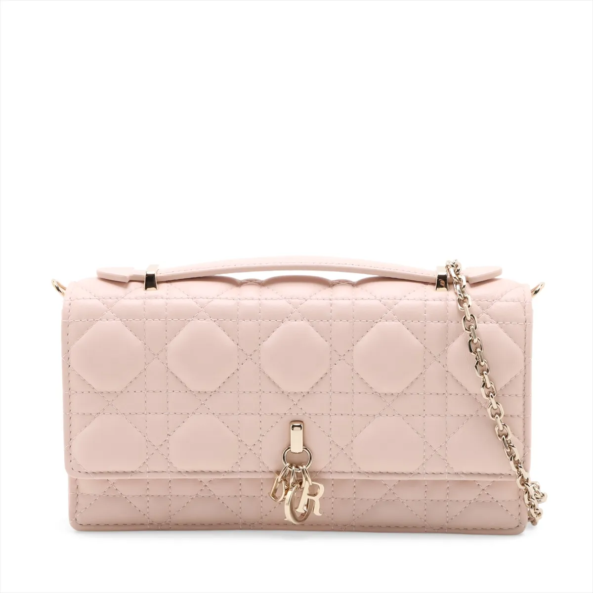 Cannage Miss Dior Leather 2-Way Shoulder Bag, Pink, Star Mark